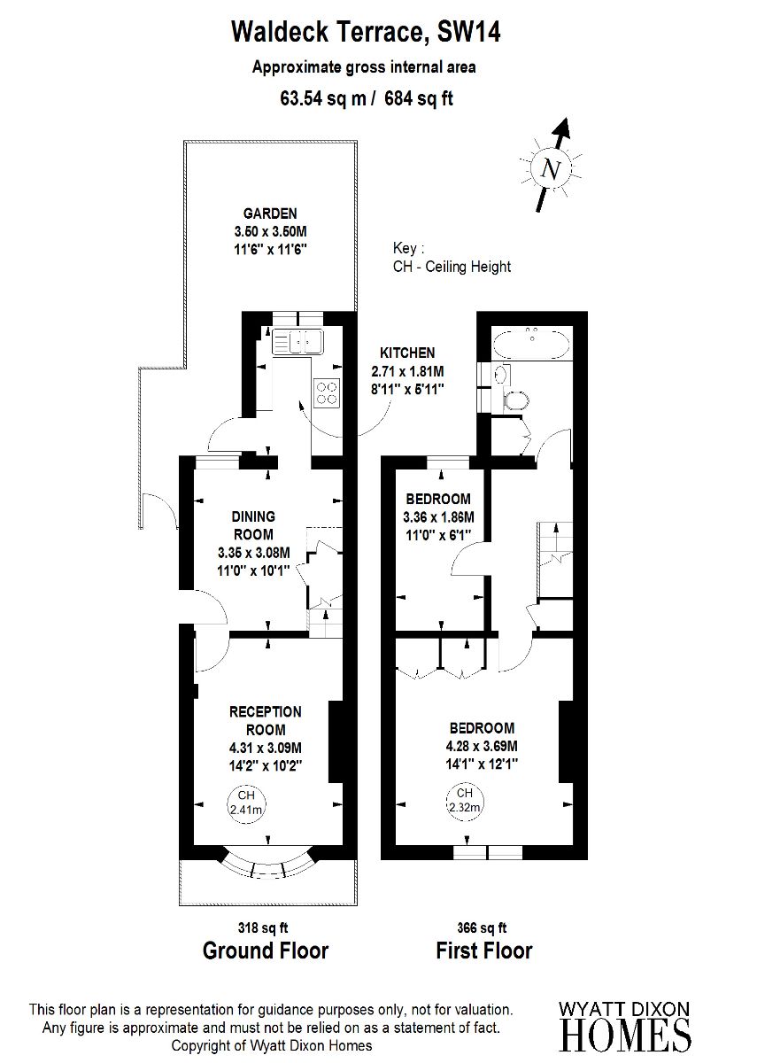 Waldeck Terrace, East Sheen, SW14 floorplan