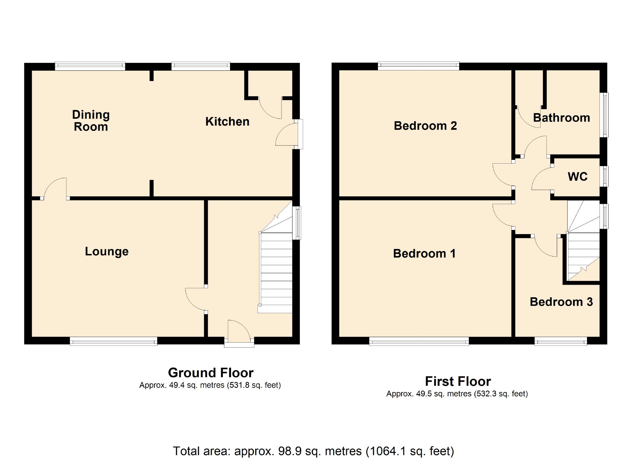 3 Bedrooms Semi-detached house for sale in Marbury Road, Heaton Chapel, Stockport SK4