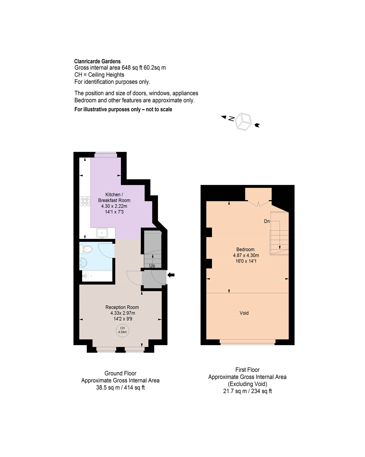 1 Bedrooms Flat to rent in Clanricarde Gardens, London W2