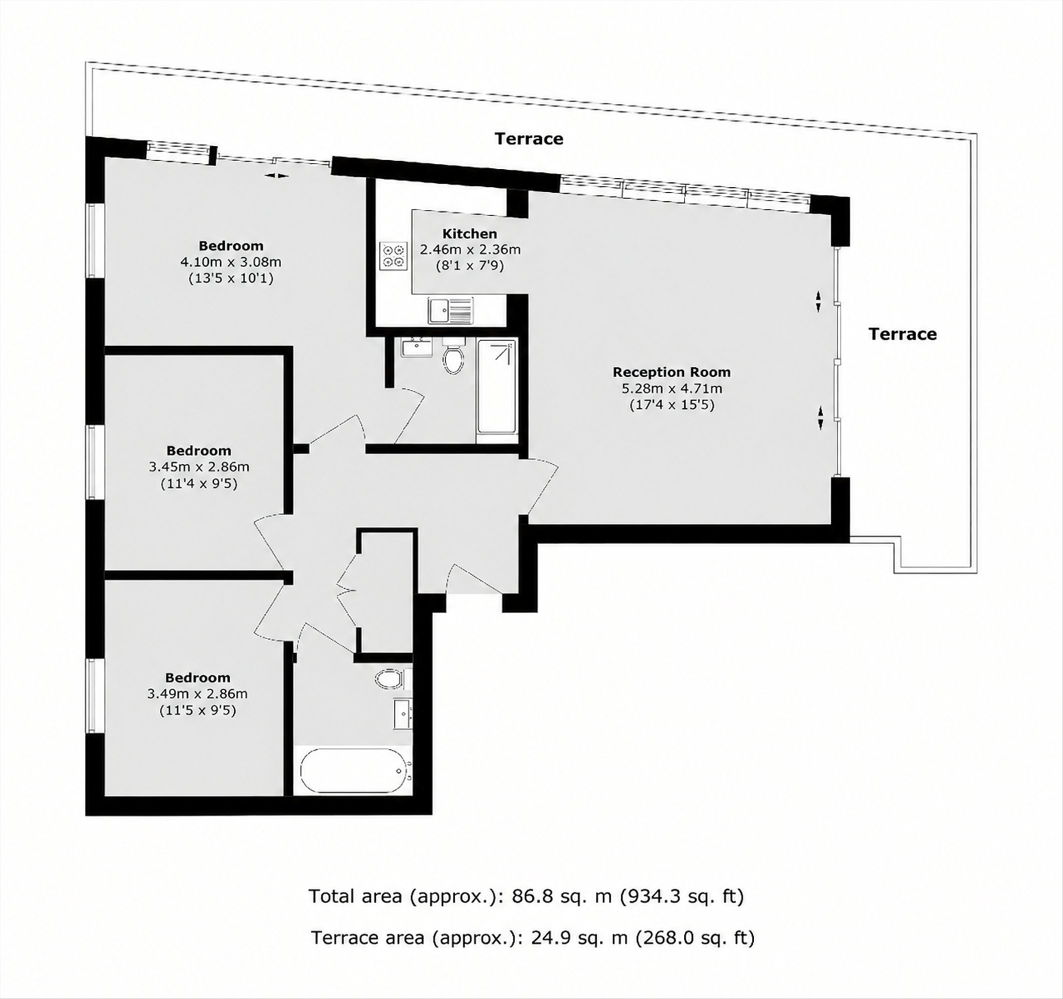 24, Times Square, London floorplan