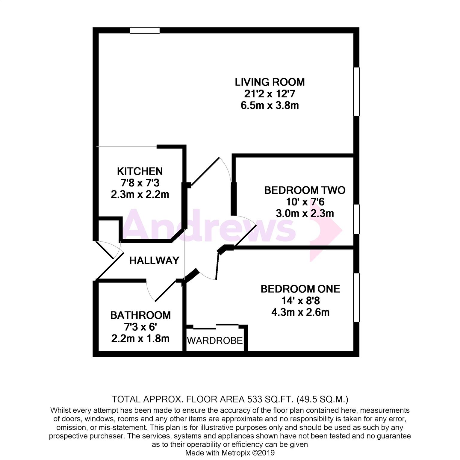 2 Bedrooms Flat for sale in Wordsworth Mead, Redhill RH1