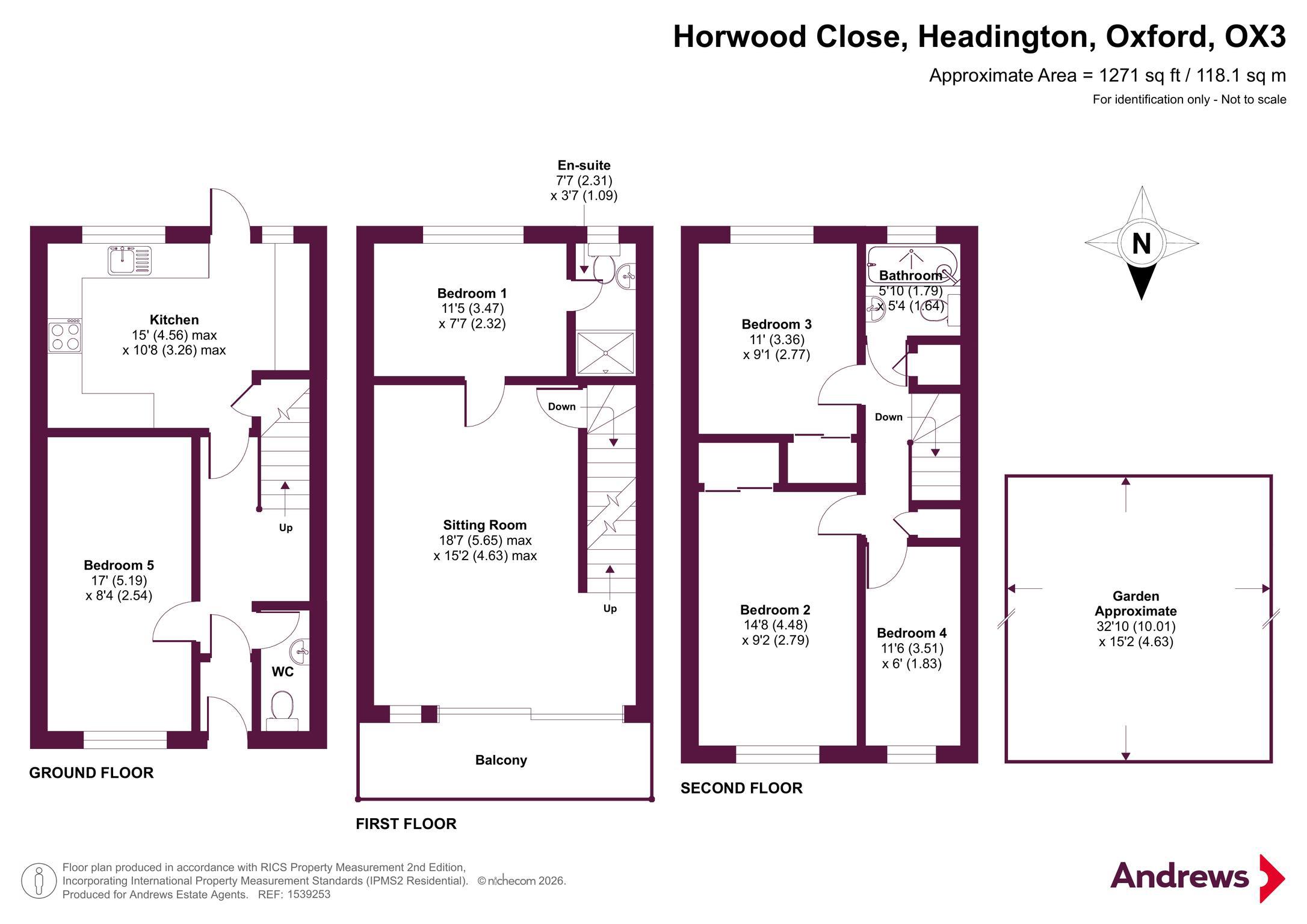 Horwood Close, Oxford floorplan