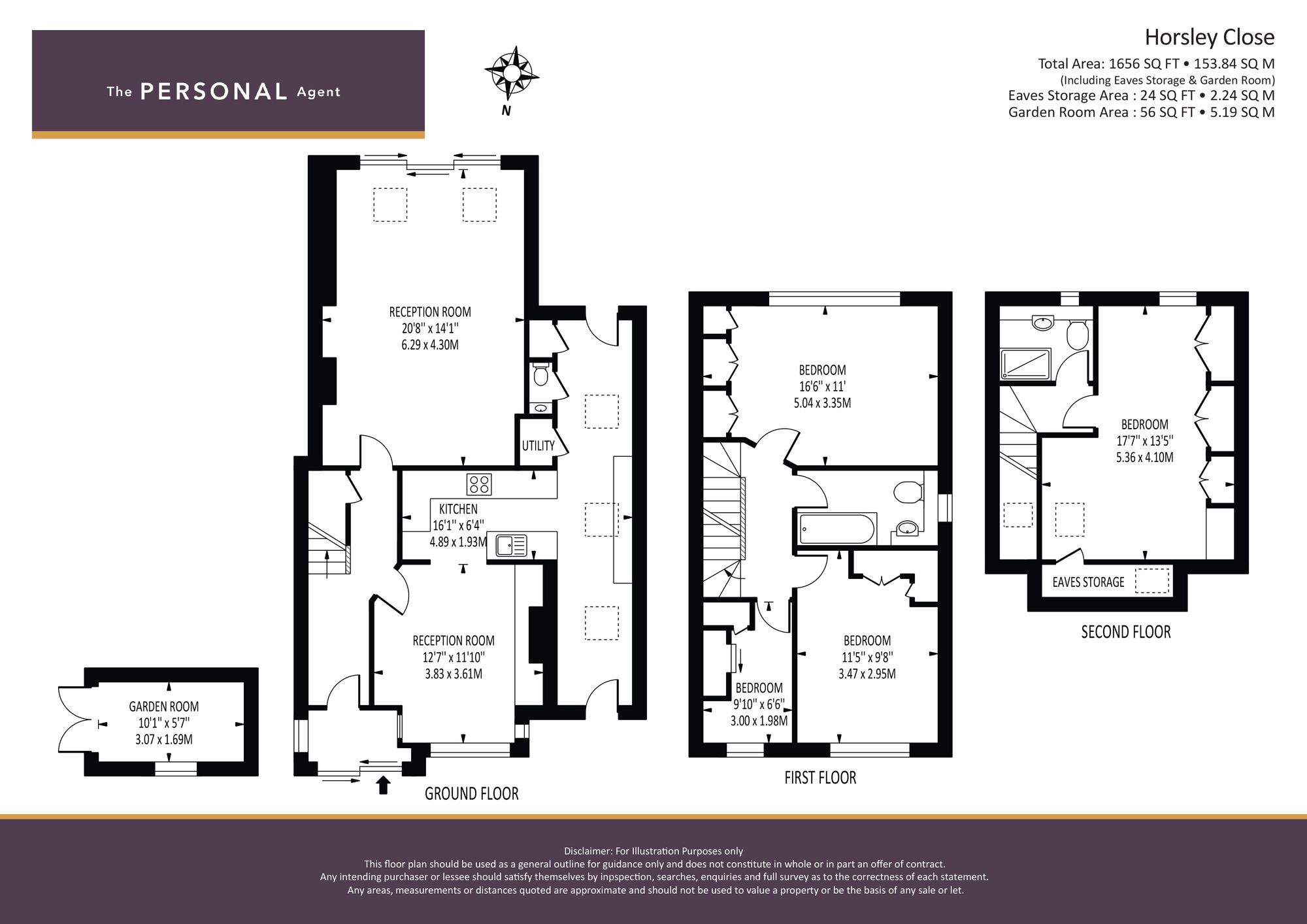 17 Horsley Close, Epsom floorplan