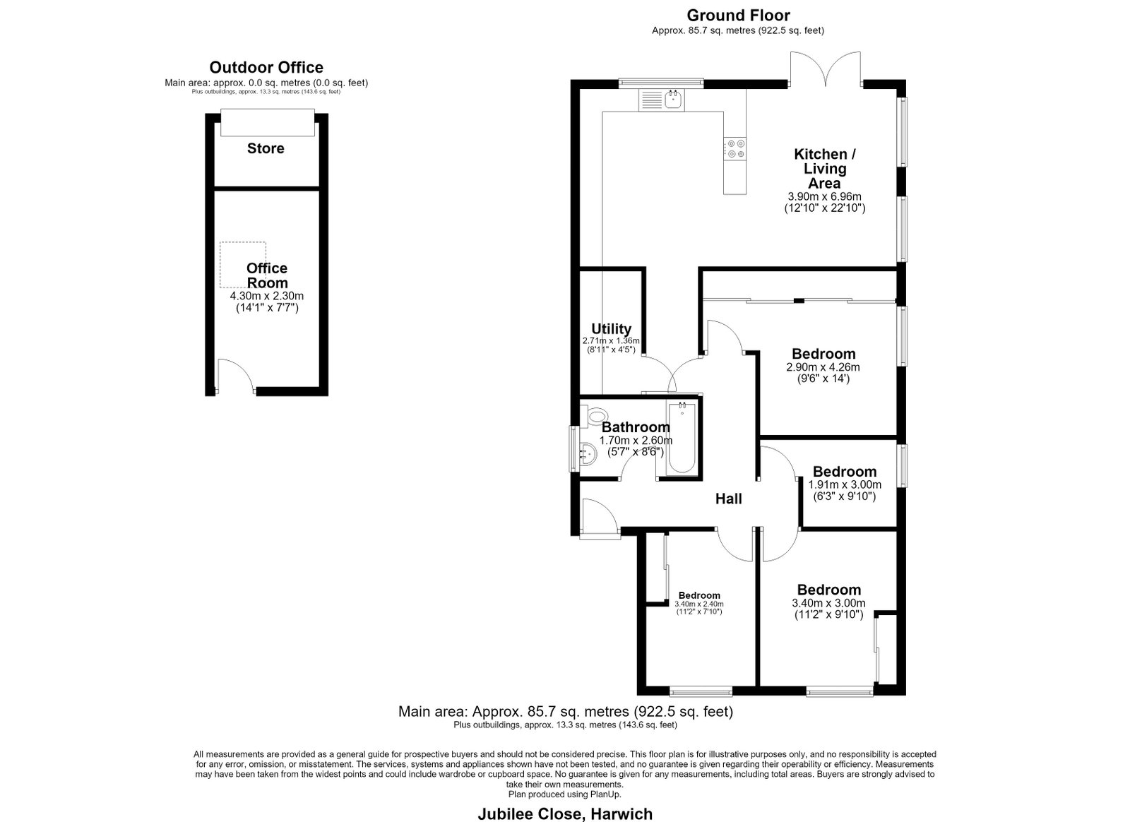 2, Jubilee Close, Harwich floorplan