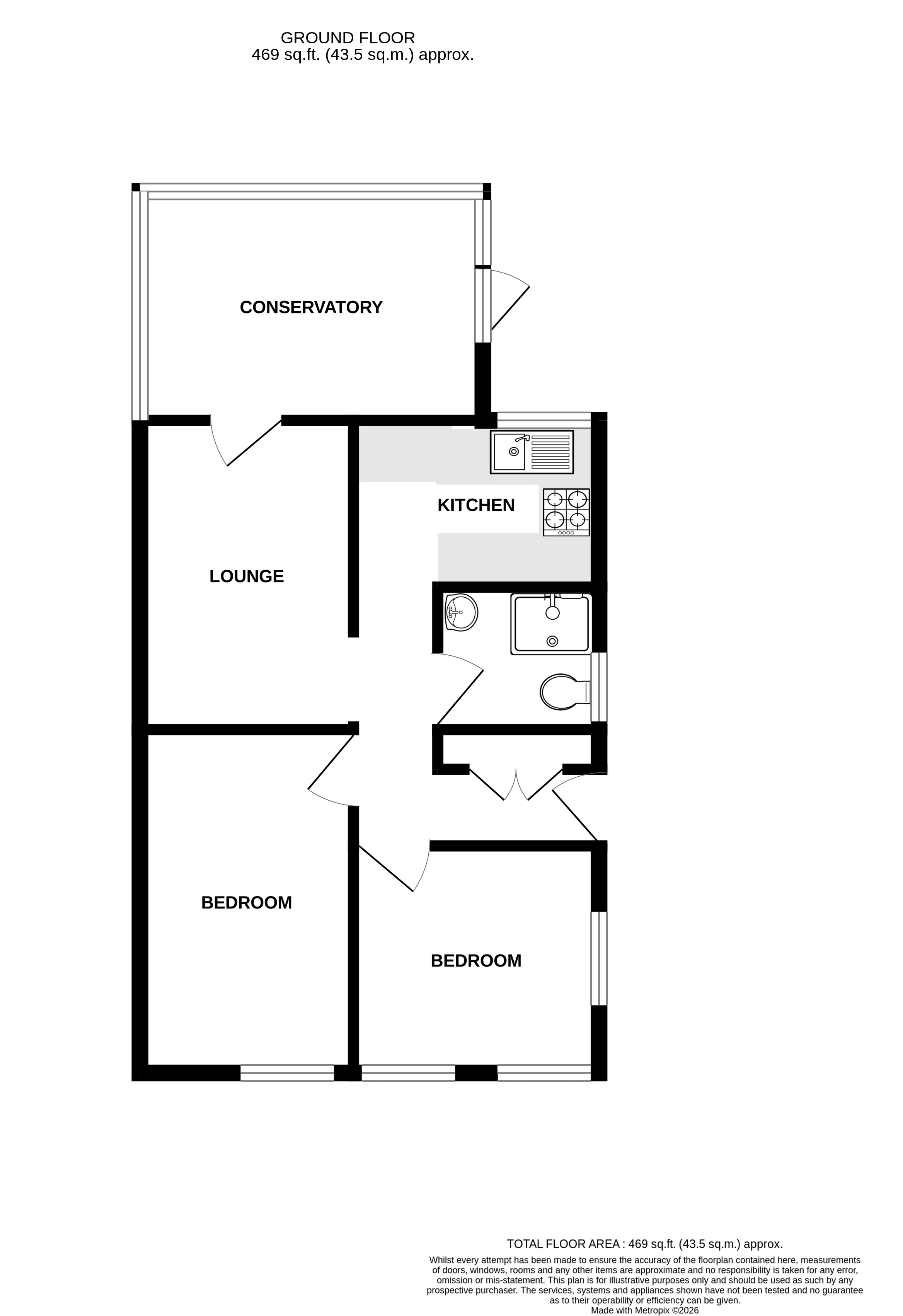 20, Camber Drive, Pevensey Bay floorplan