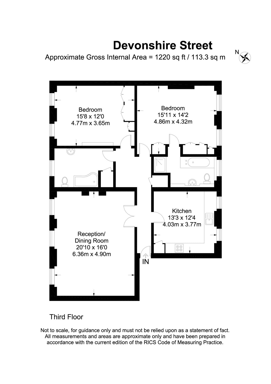 2 Bedrooms Flat to rent in Devonshire Street, London W1G