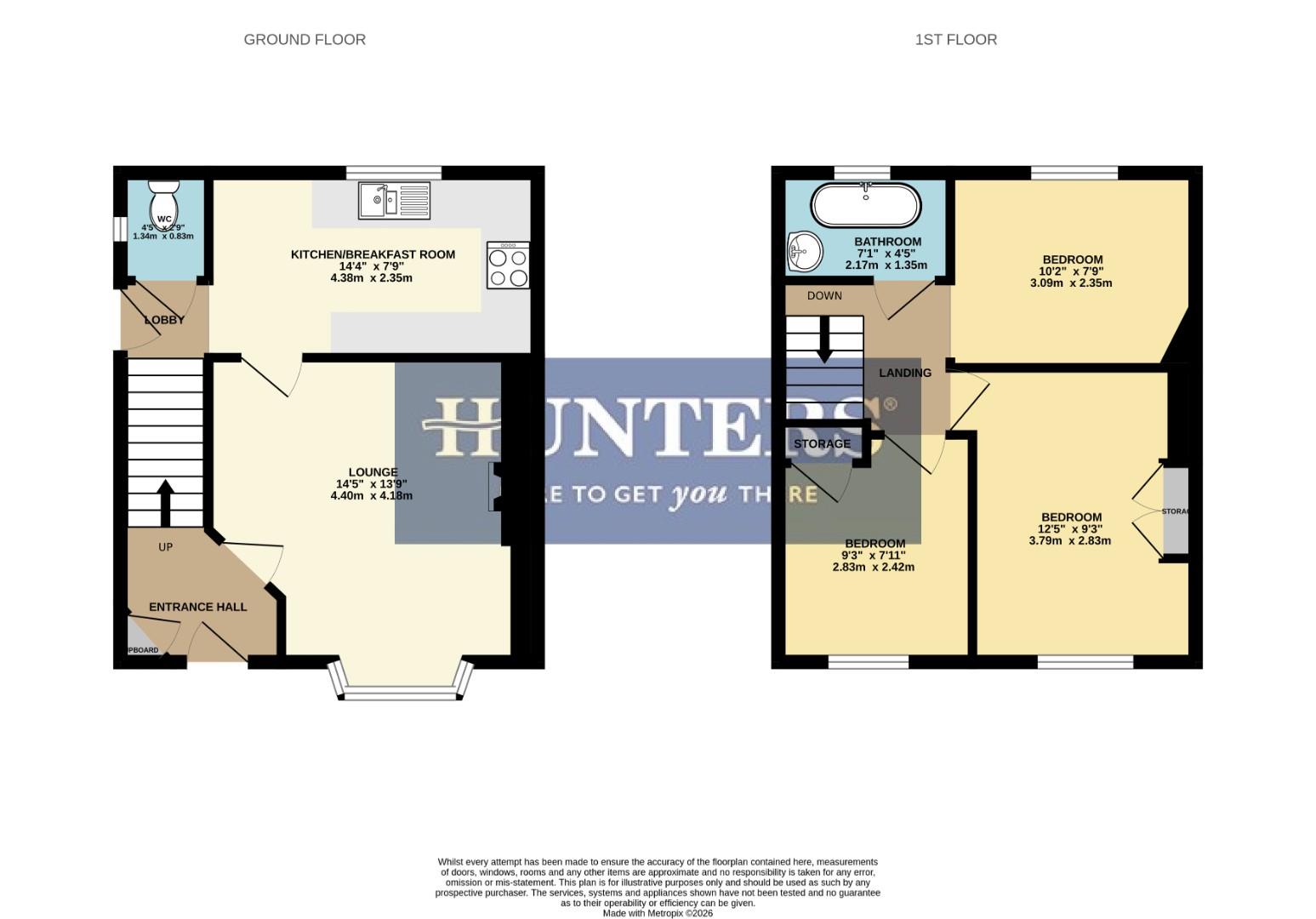 34, Bideford Crescent, Bristol floorplan