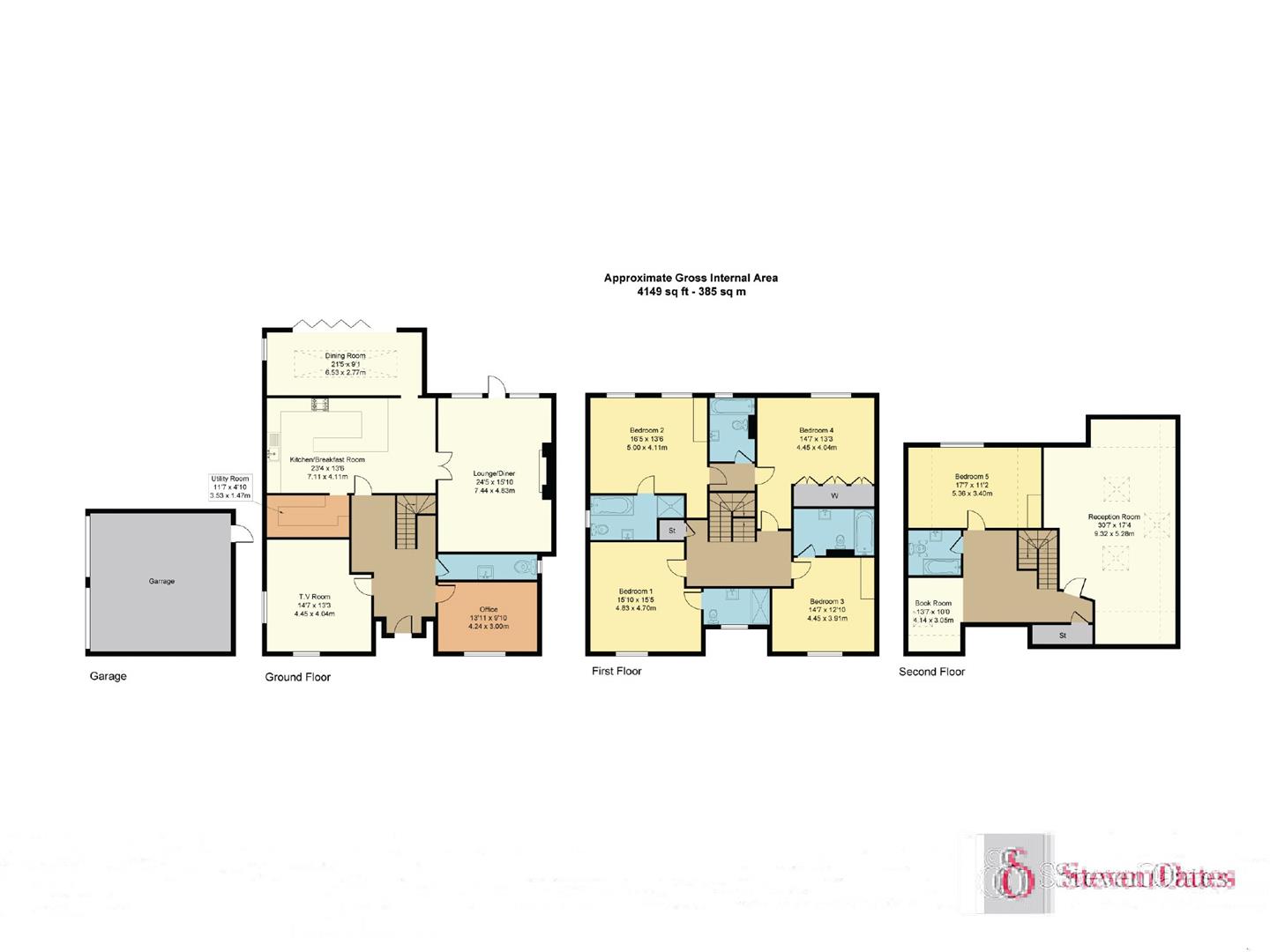 Nazeing Park, Betts Lane, Nazeing, Waltham Abbey EN9, 5 bedroom