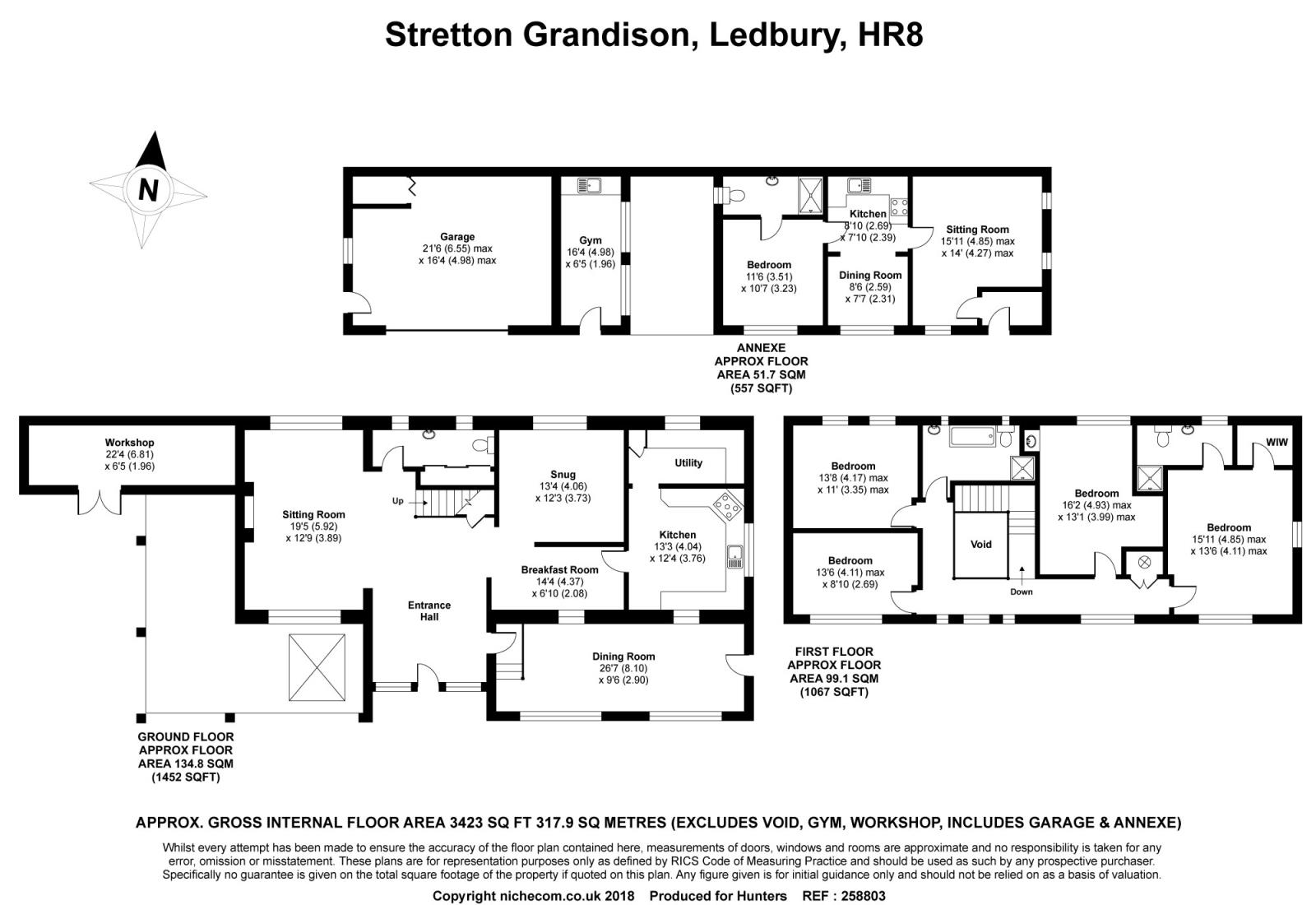 4 Bedrooms Detached house for sale in Stretton Grandison, Ledbury, Herefordshire HR8