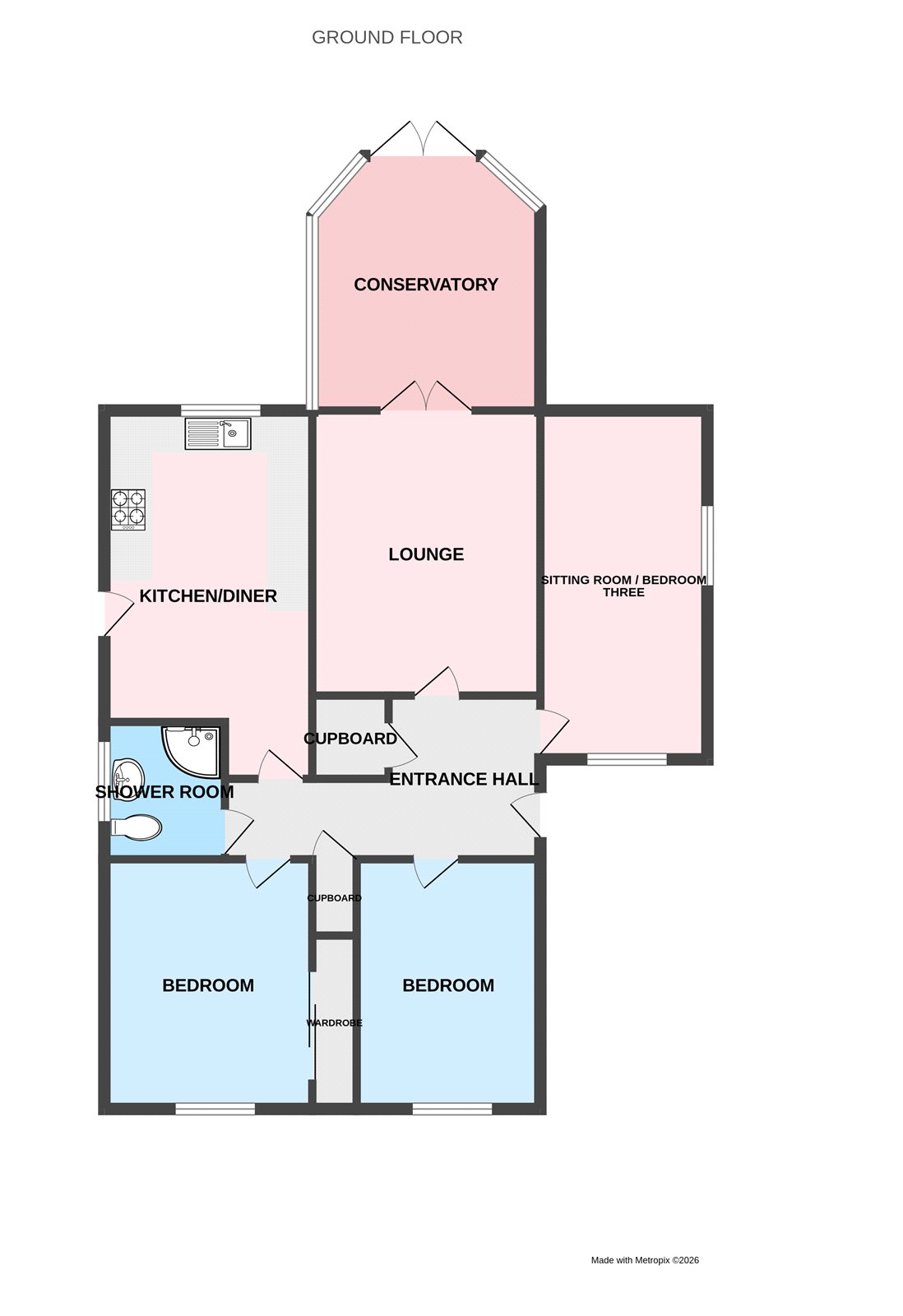 31, Erdington Close, Shrewsbury floorplan
