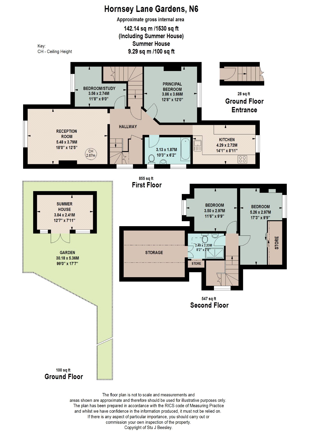 59, Hornsey Lane Gardens, London floorplan