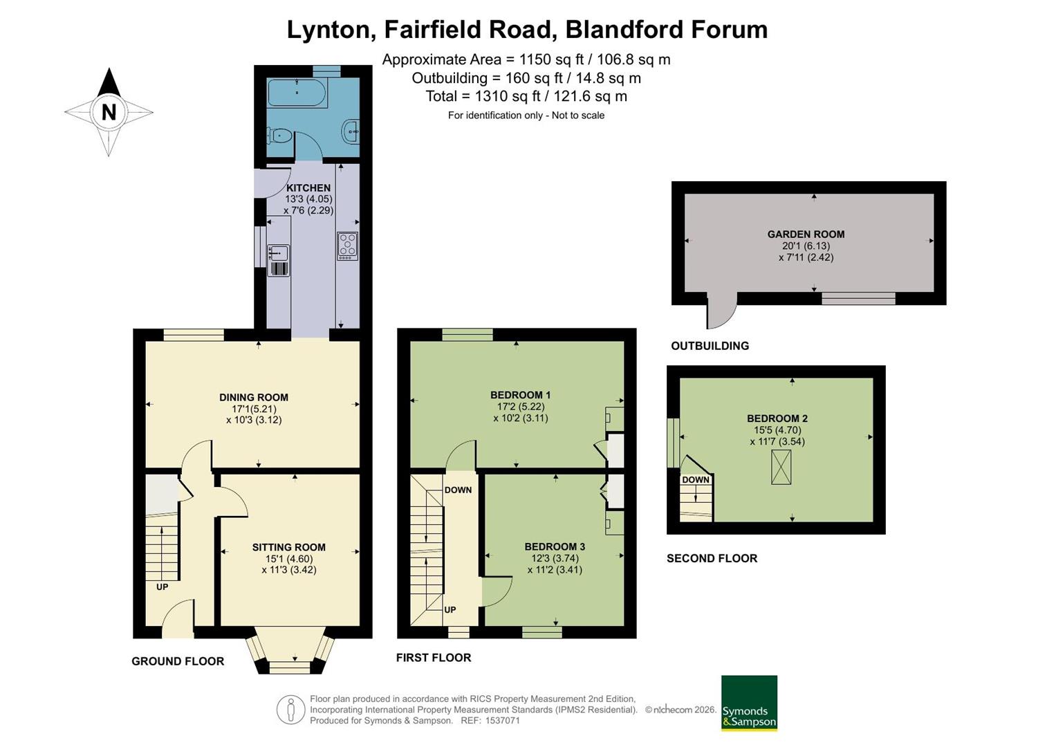 Fairfield Road, Blandford Forum floorplan