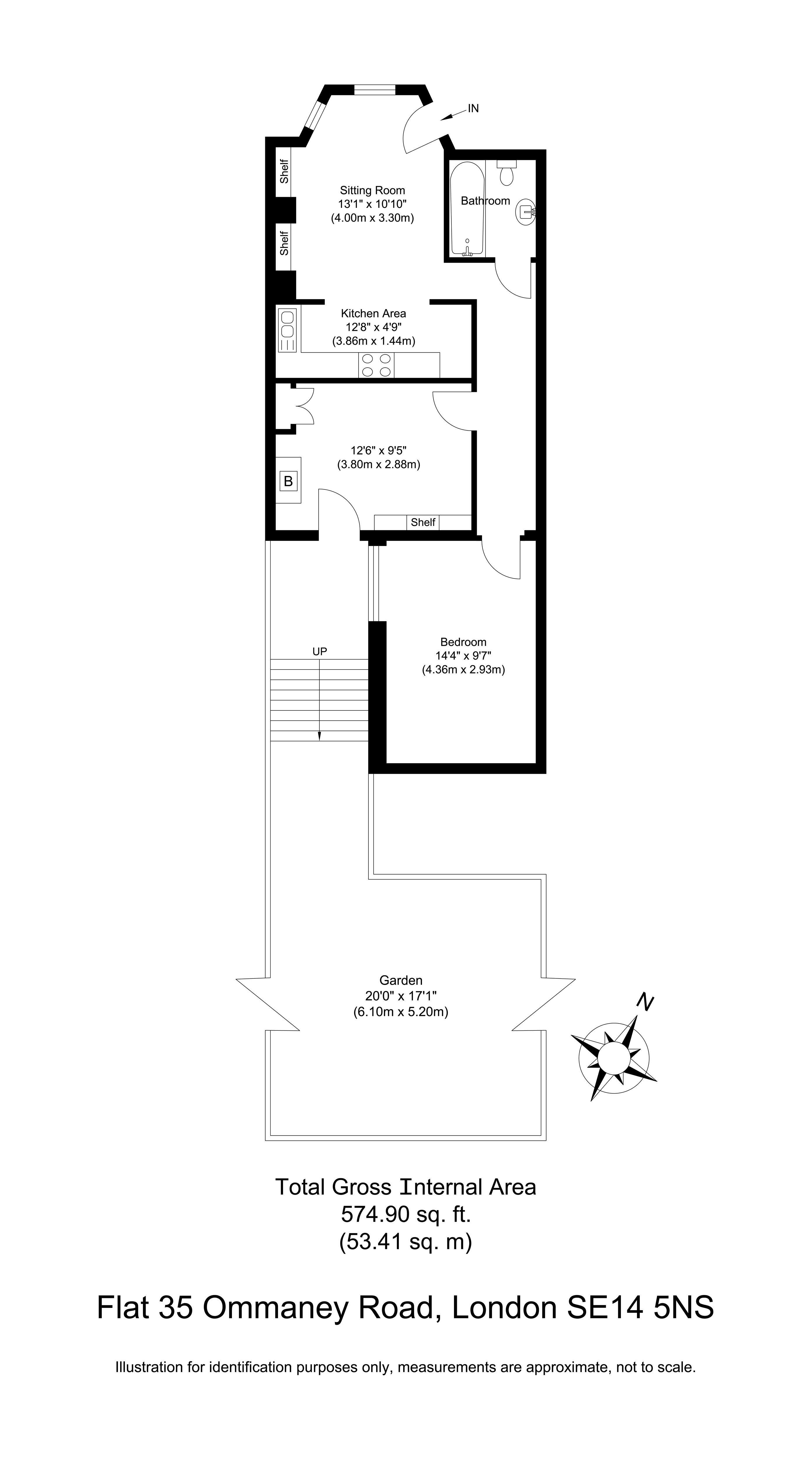 2 Bedrooms Flat for sale in Ommaney Rd, New Cross SE14