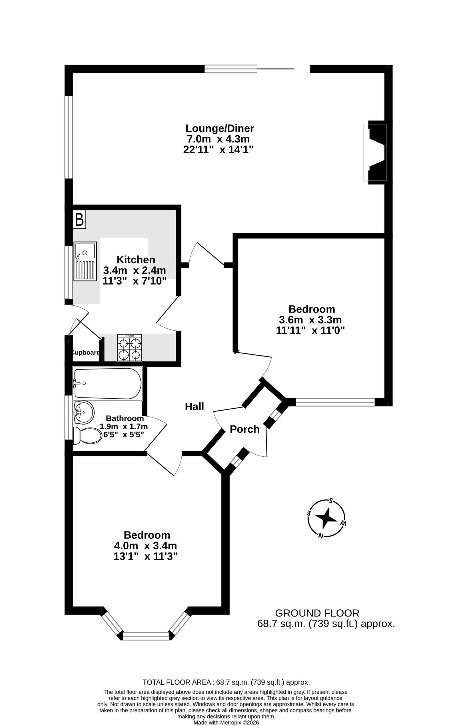 20, Ursuline Drive, Westgate-on-sea floorplan