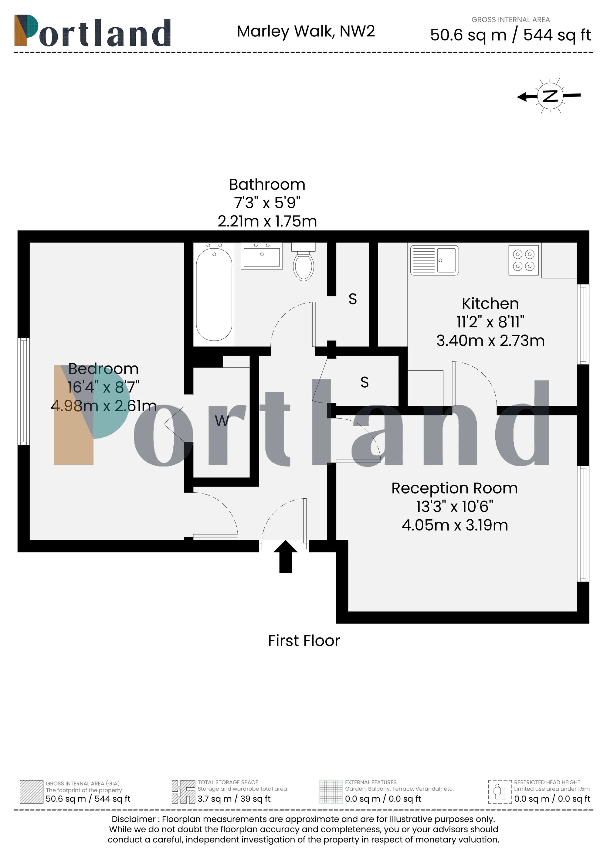 17 Marley Walk, London floorplan