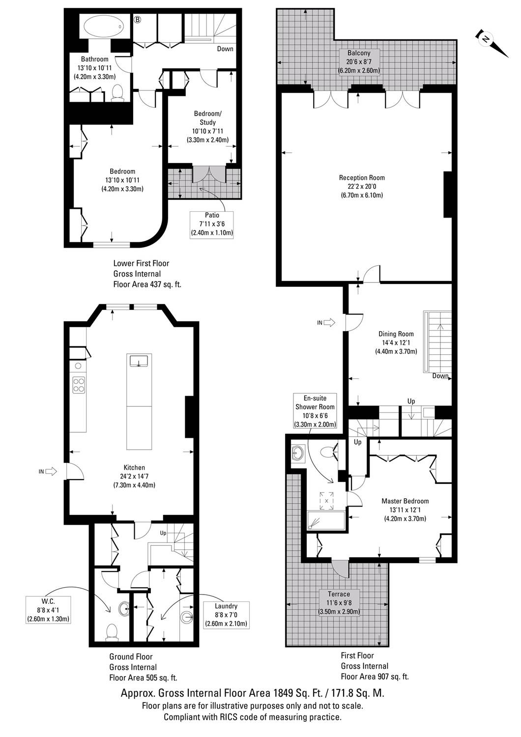 3 Bedrooms Flat to rent in Westbourne Terrace, London W2