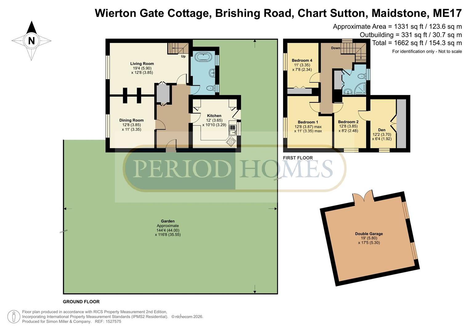 Brishing Road, Chart Sutton floorplan