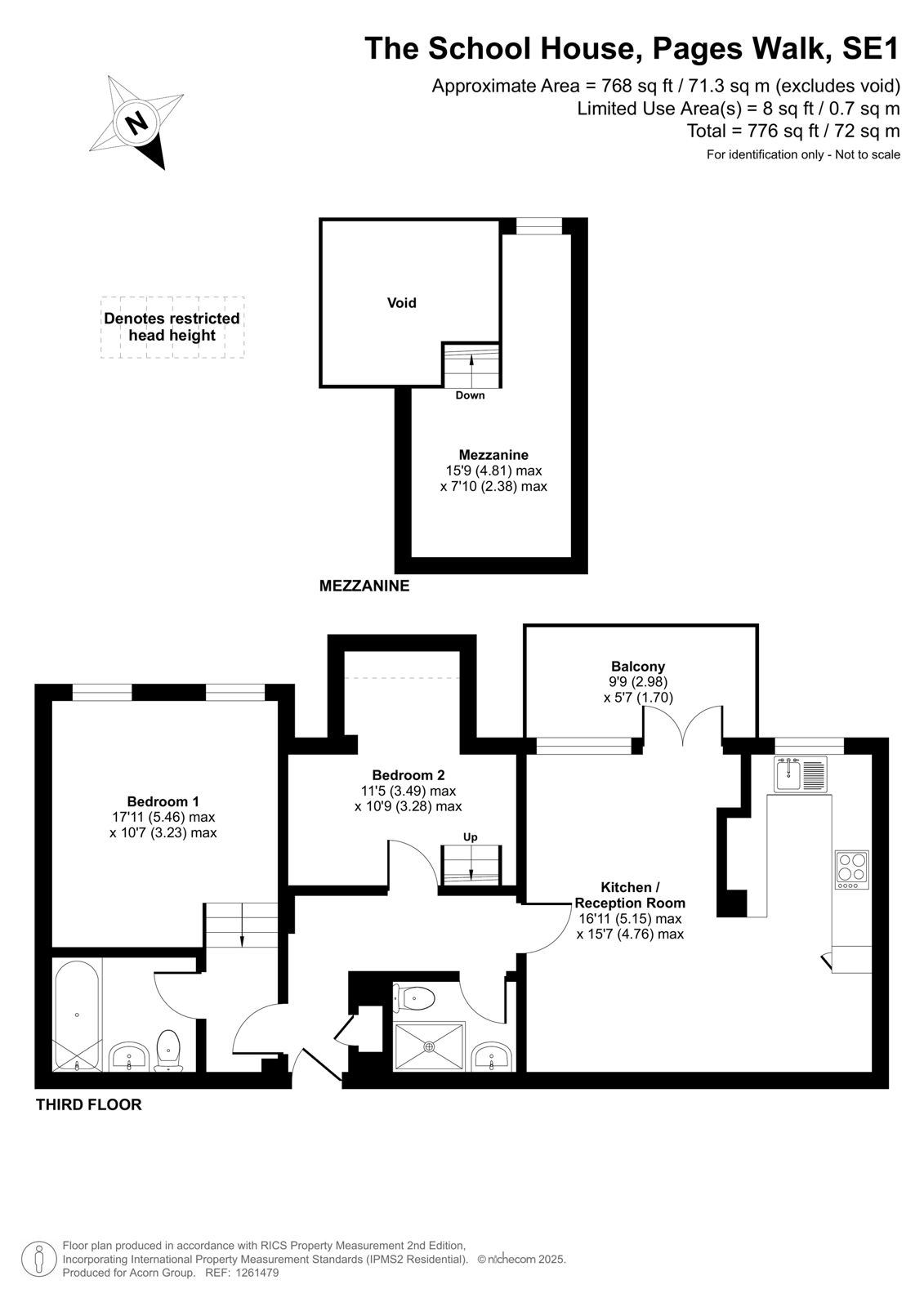 Pages Walk, London floorplan