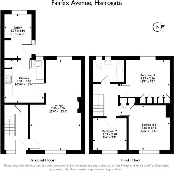 Fairfax Avenue, Harrogate HG2, 3 bedroom semidetached house for sale