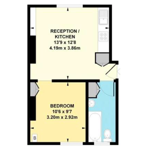 240, Evering Road, London floorplan