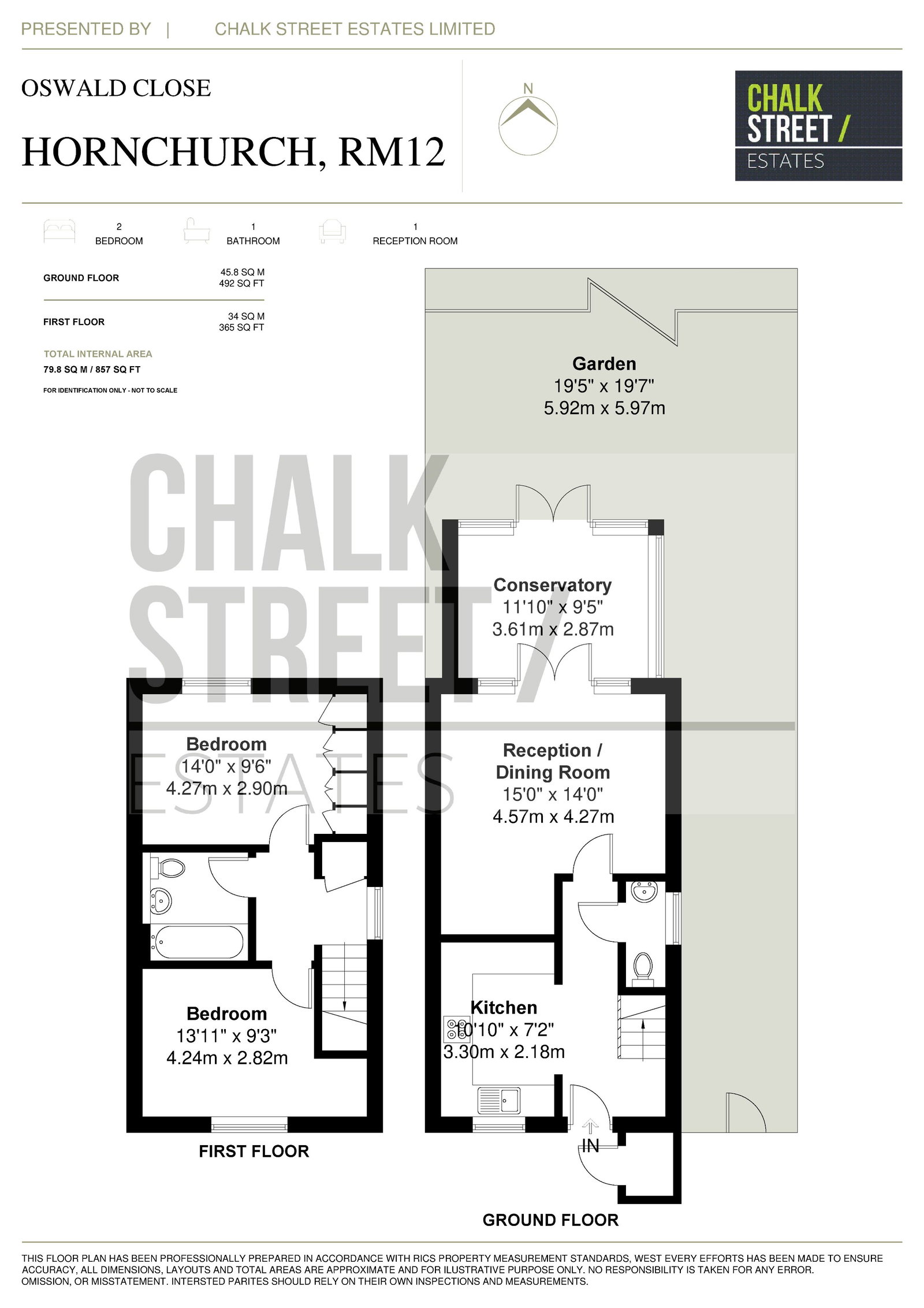 5, Oswald Close, Hornchurch floorplan
