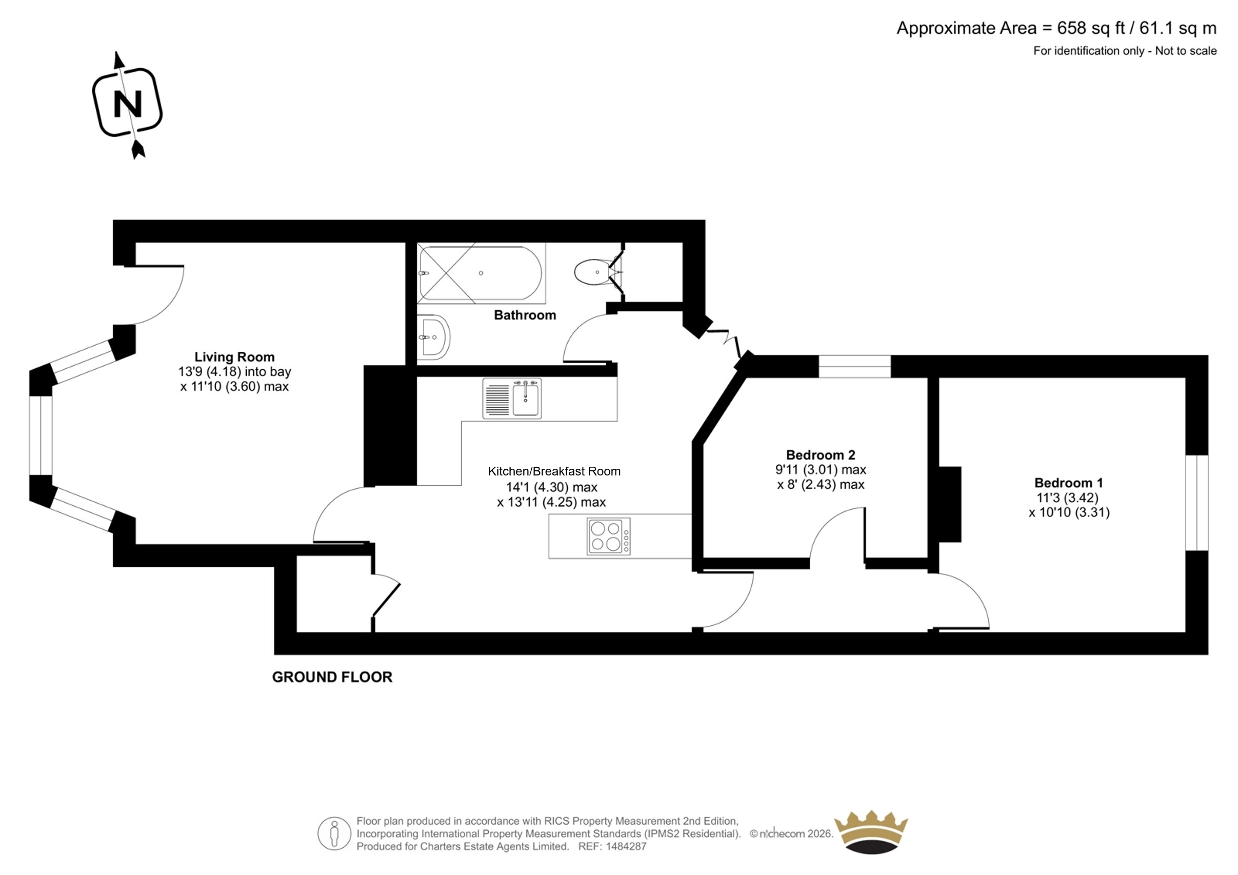 16, Crescent Road, East Sussex floorplan