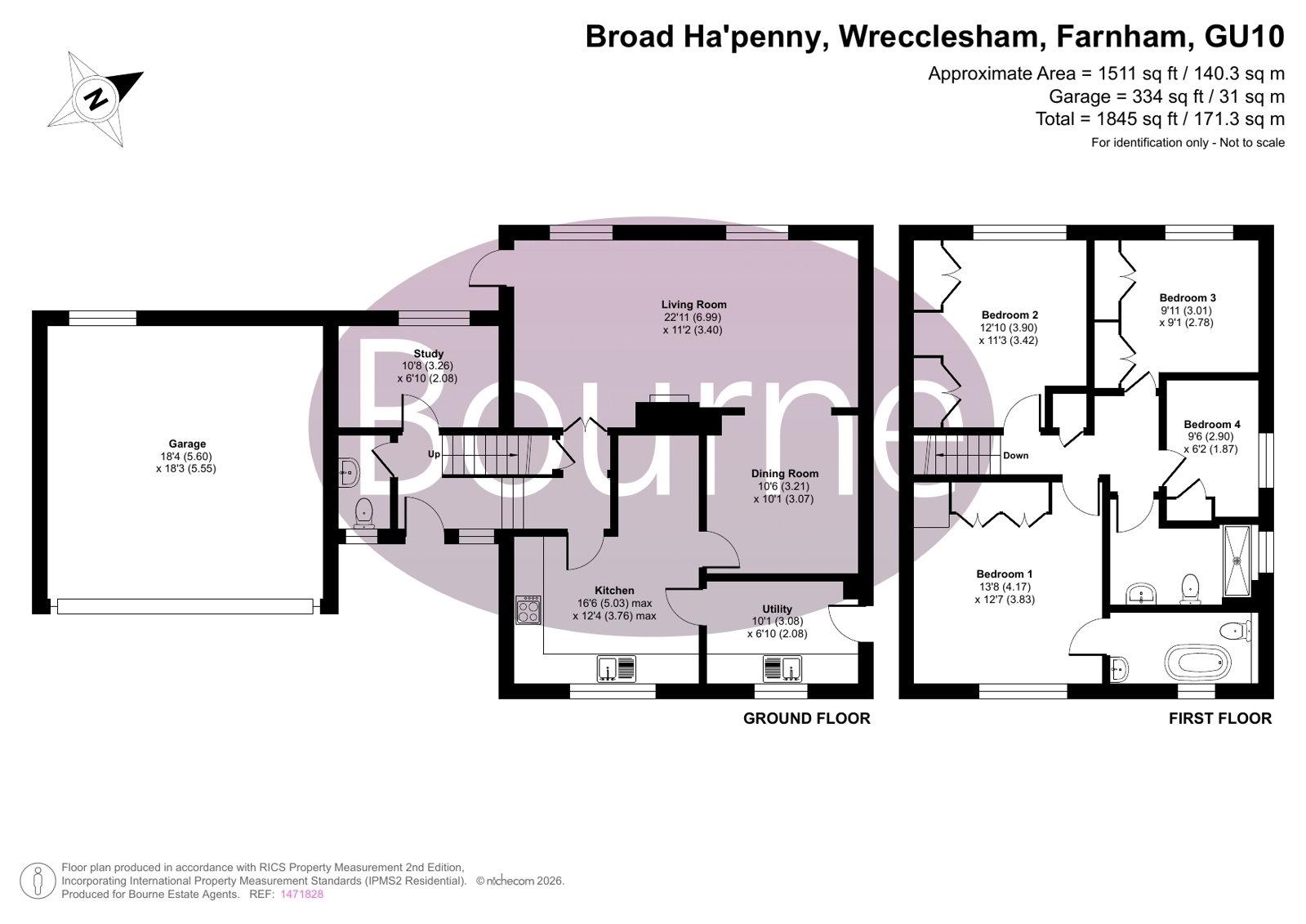 38, Broad Ha'penny, Farnham floorplan