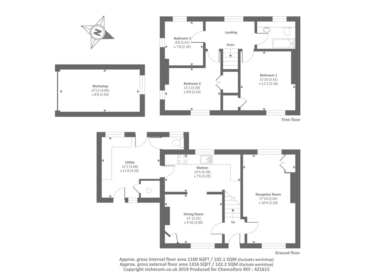 3 Bedrooms Semi-detached house for sale in Fifield, Chipping Norton OX7