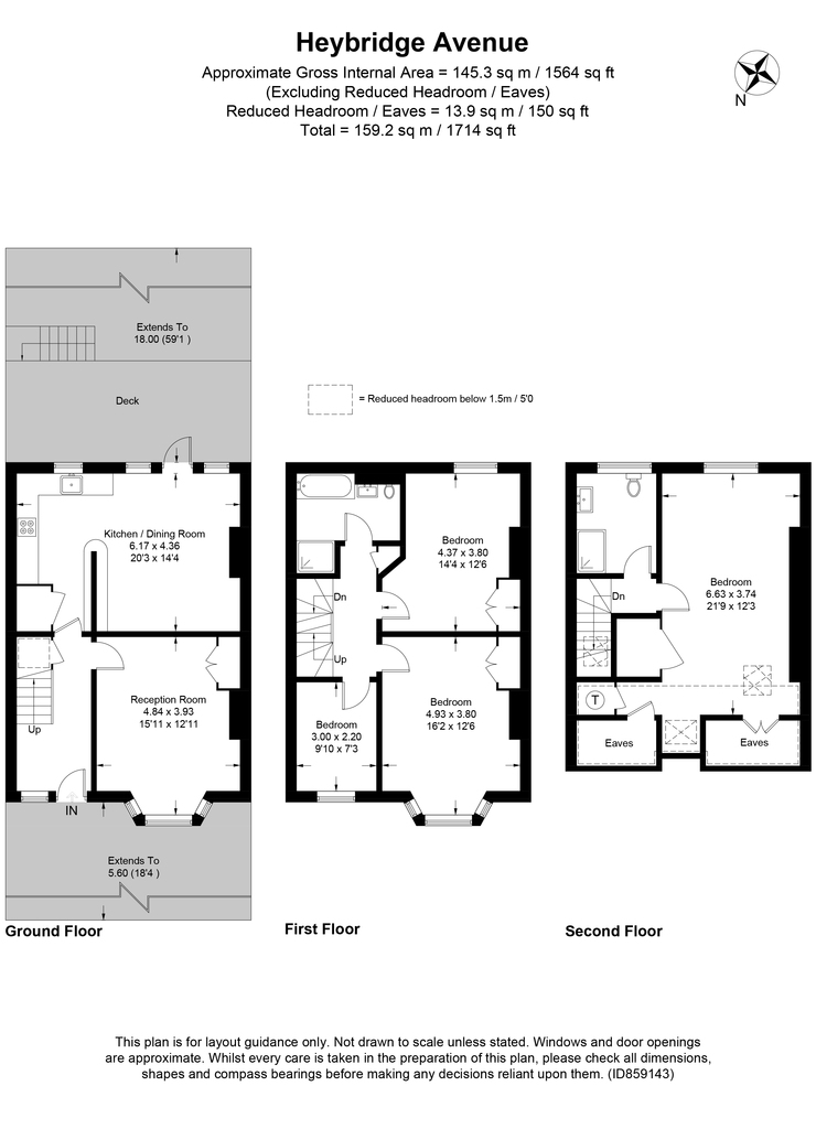 Heybridge Avenue, London SW16, 4 bedroom terraced house for sale