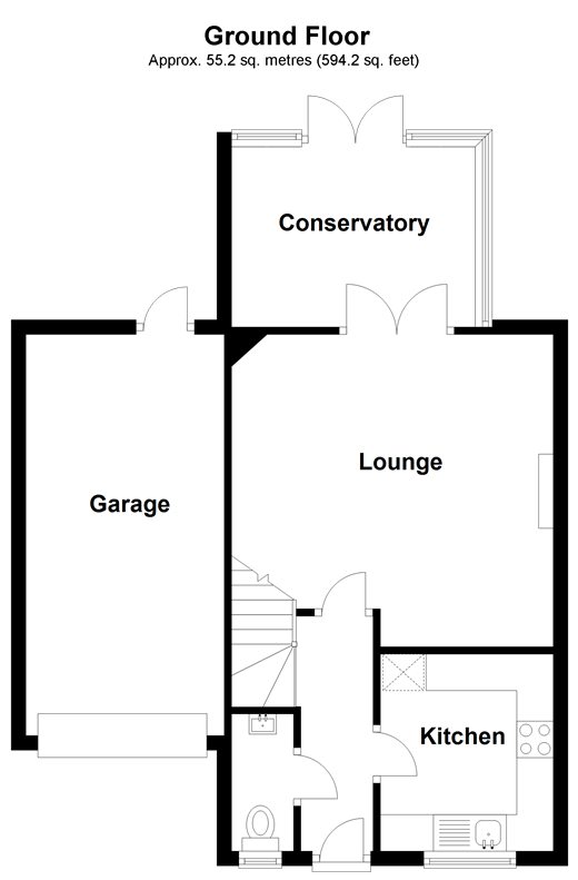 2 Bedrooms Semi-detached house for sale in Mercer Close, Larkfield, Kent ME20