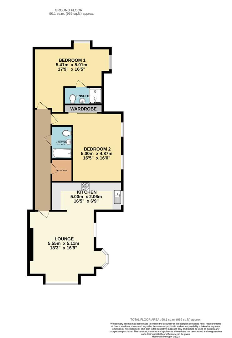 Apartment 1, 1, Wolf Grange, Altrincham floorplan