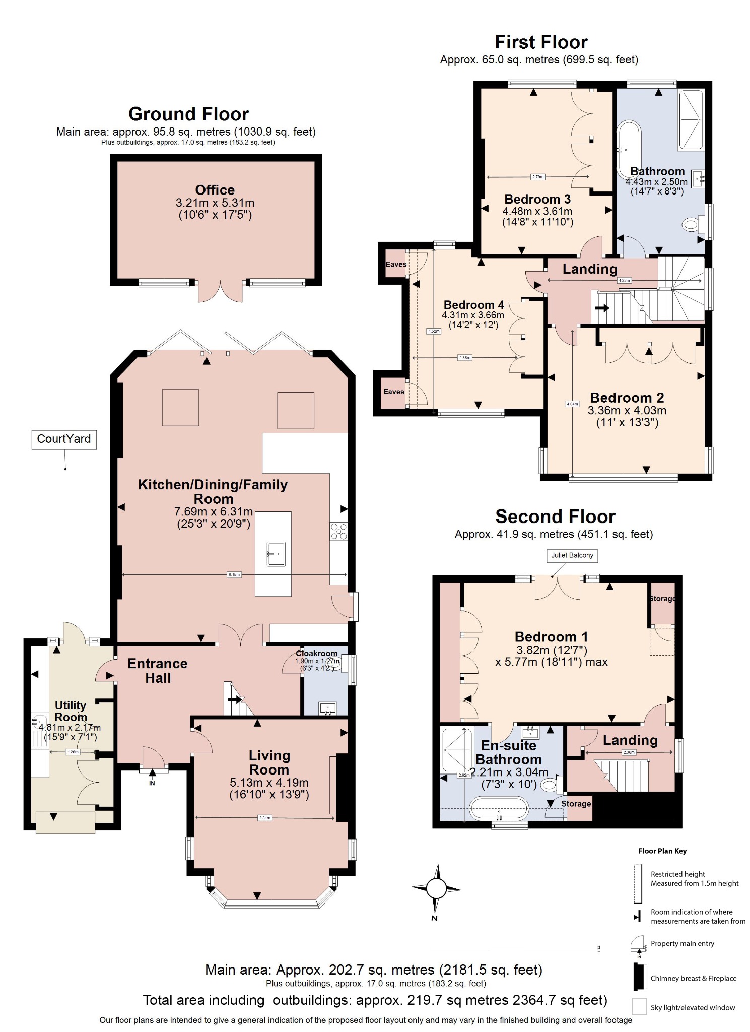 18, The Glade, Woodford Green floorplan