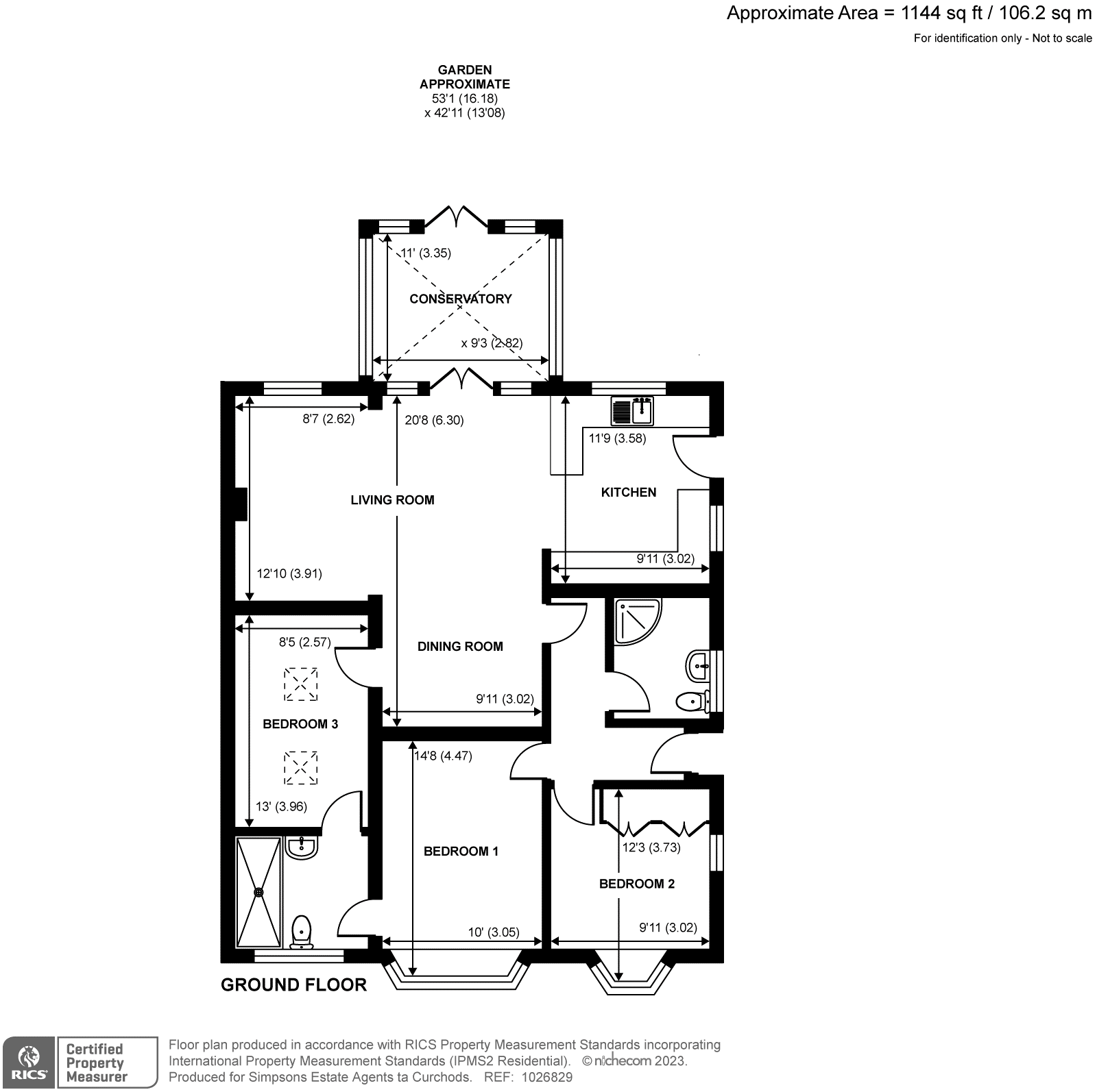 Lois Drive, Shepperton TW17, 3 bedroom bungalow for sale 65497967