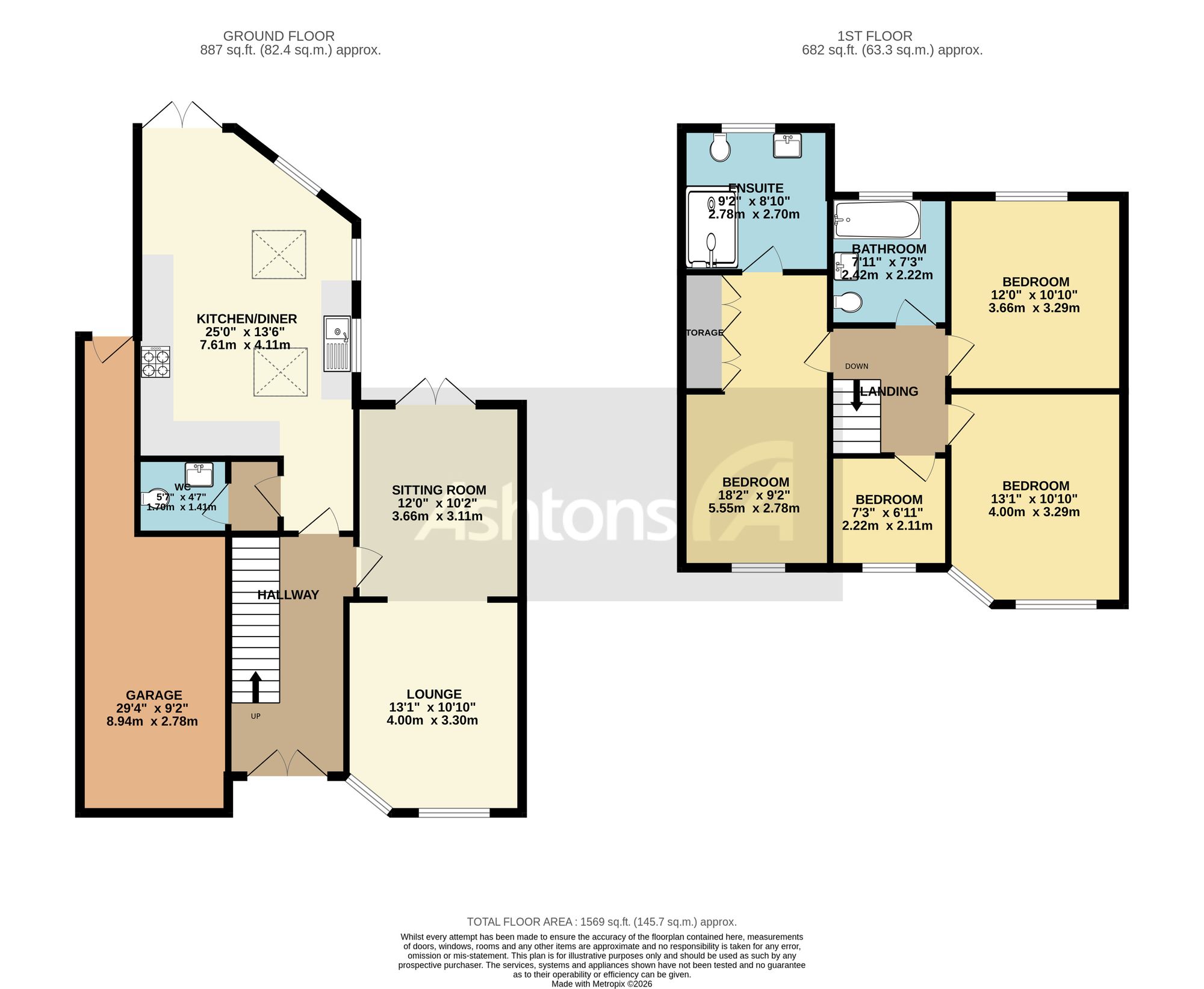 533 London Road, Warrington floorplan