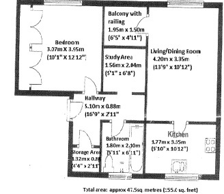 1 Bedrooms Flat to rent in The Fairway, West Molesey, Surrey KT8