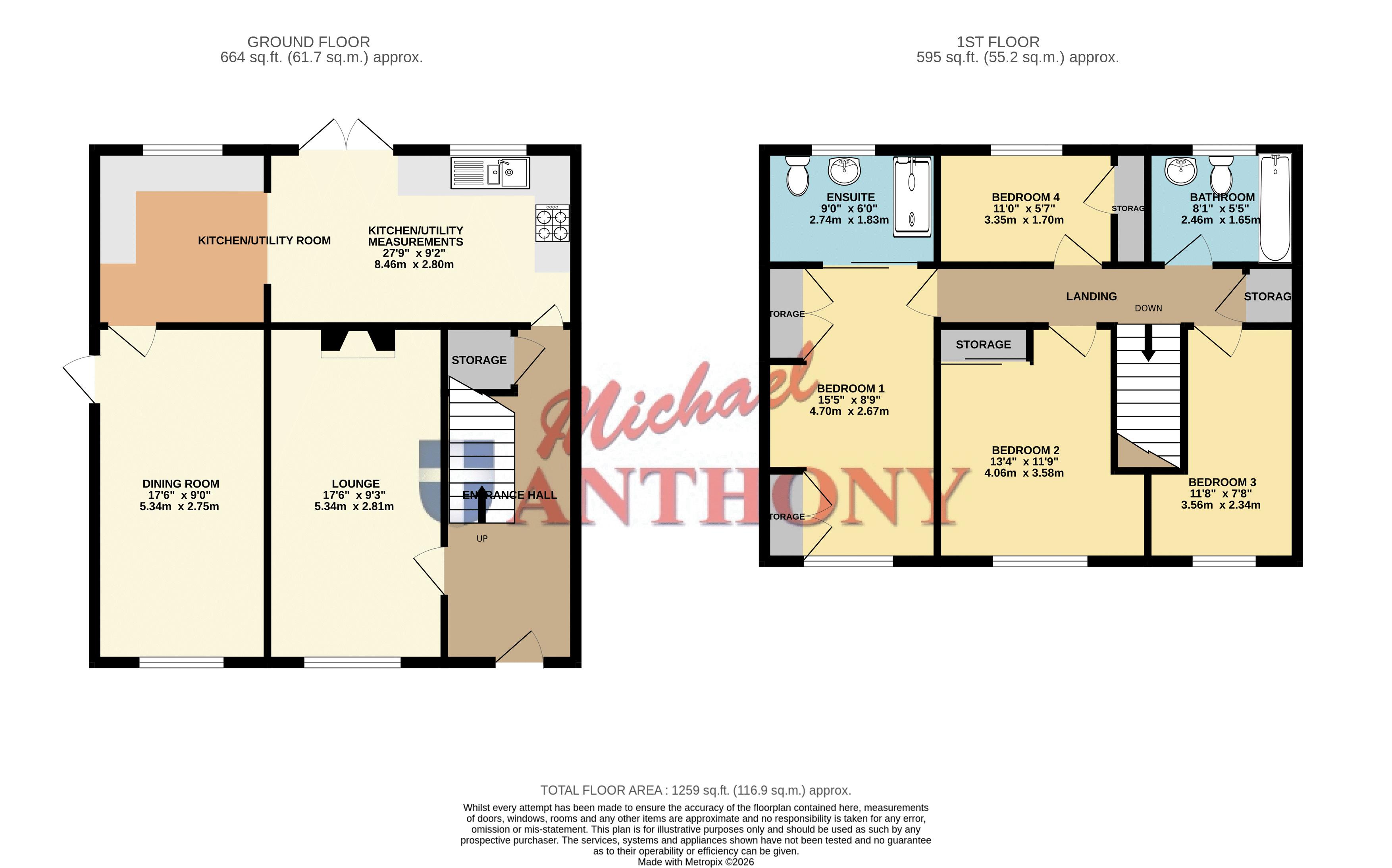 12, Avon Grove, Milton Keynes floorplan