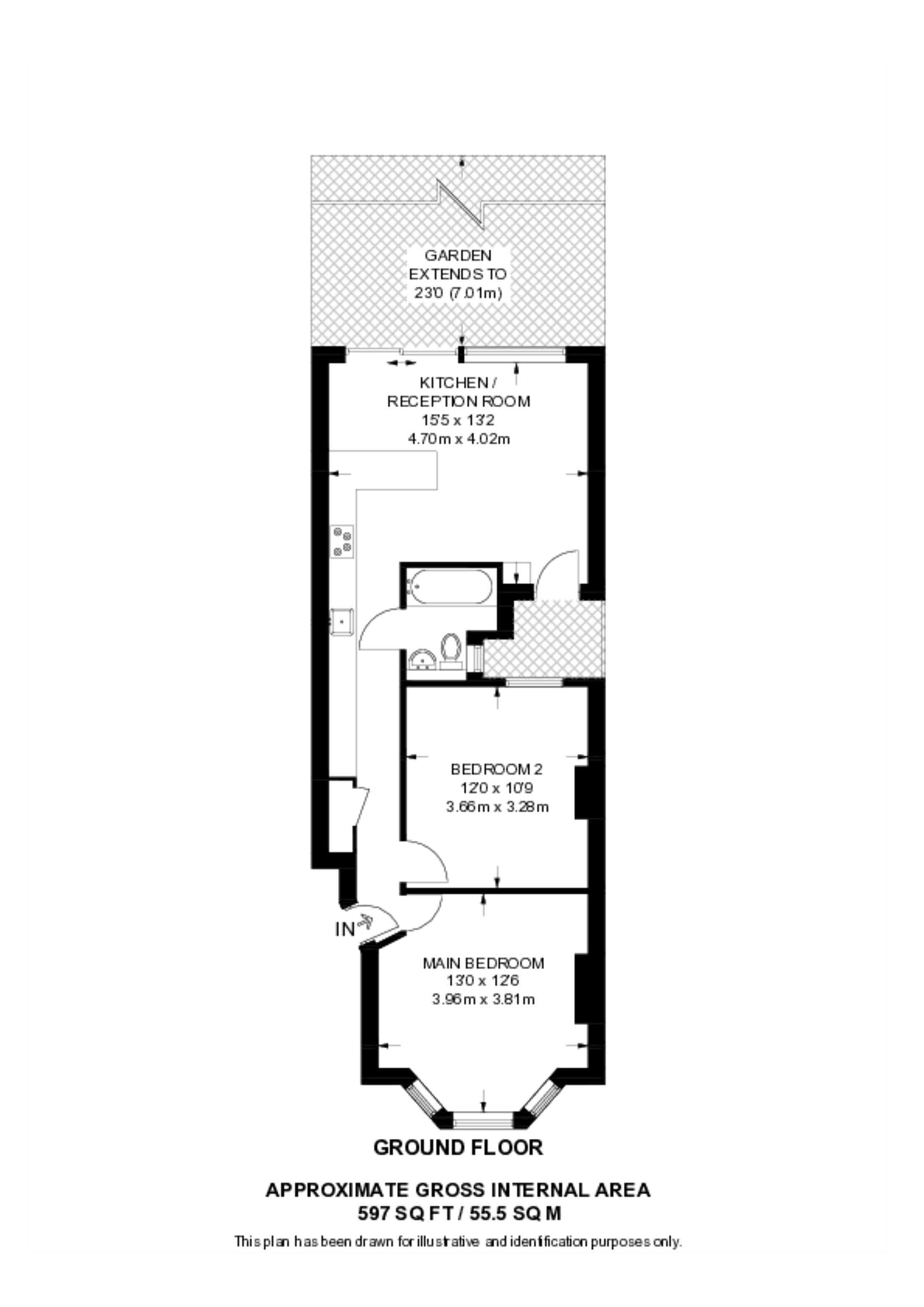 Grayshott Road, Battersea floorplan