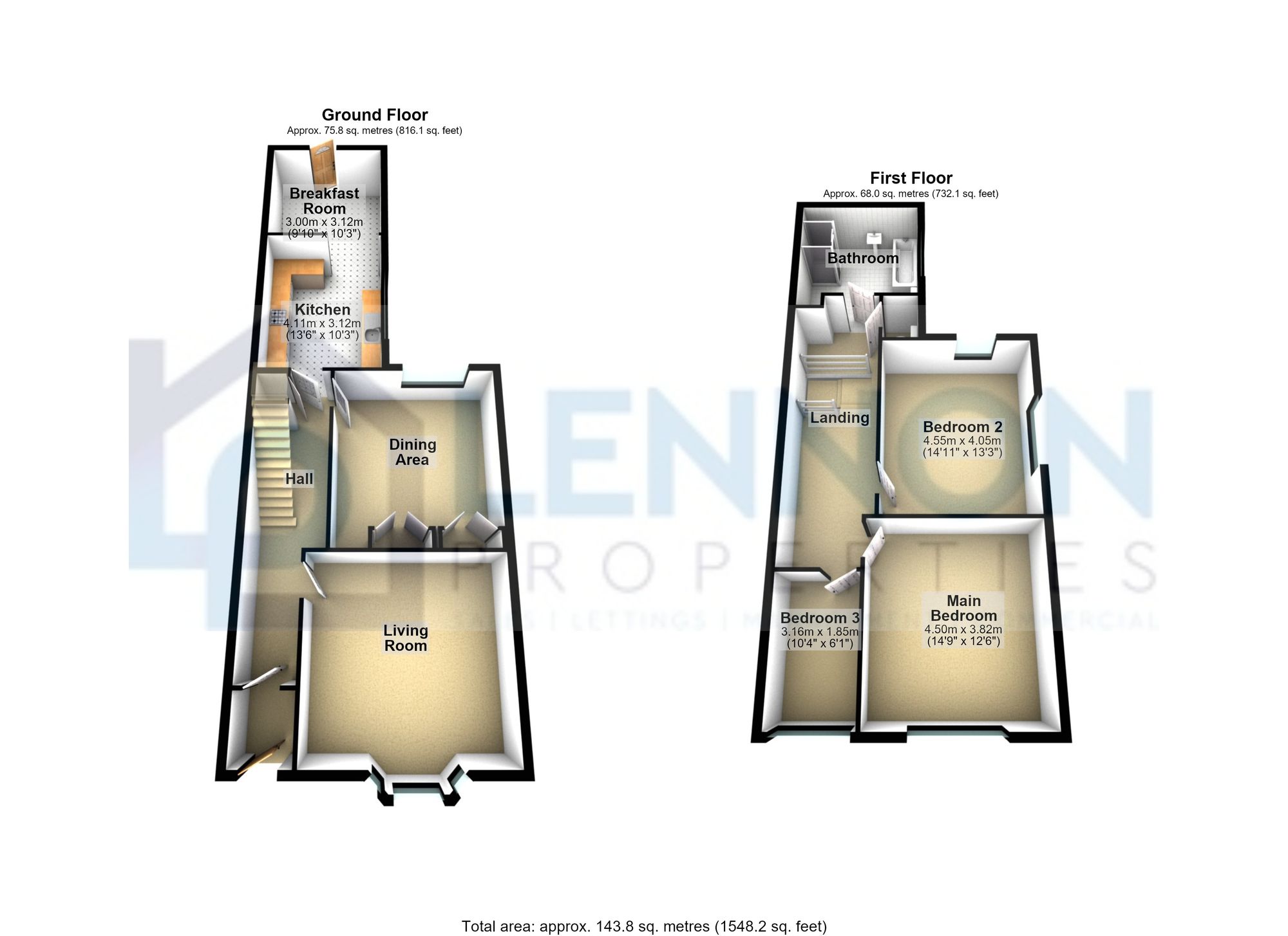 6 York Terrace, North Shields floorplan