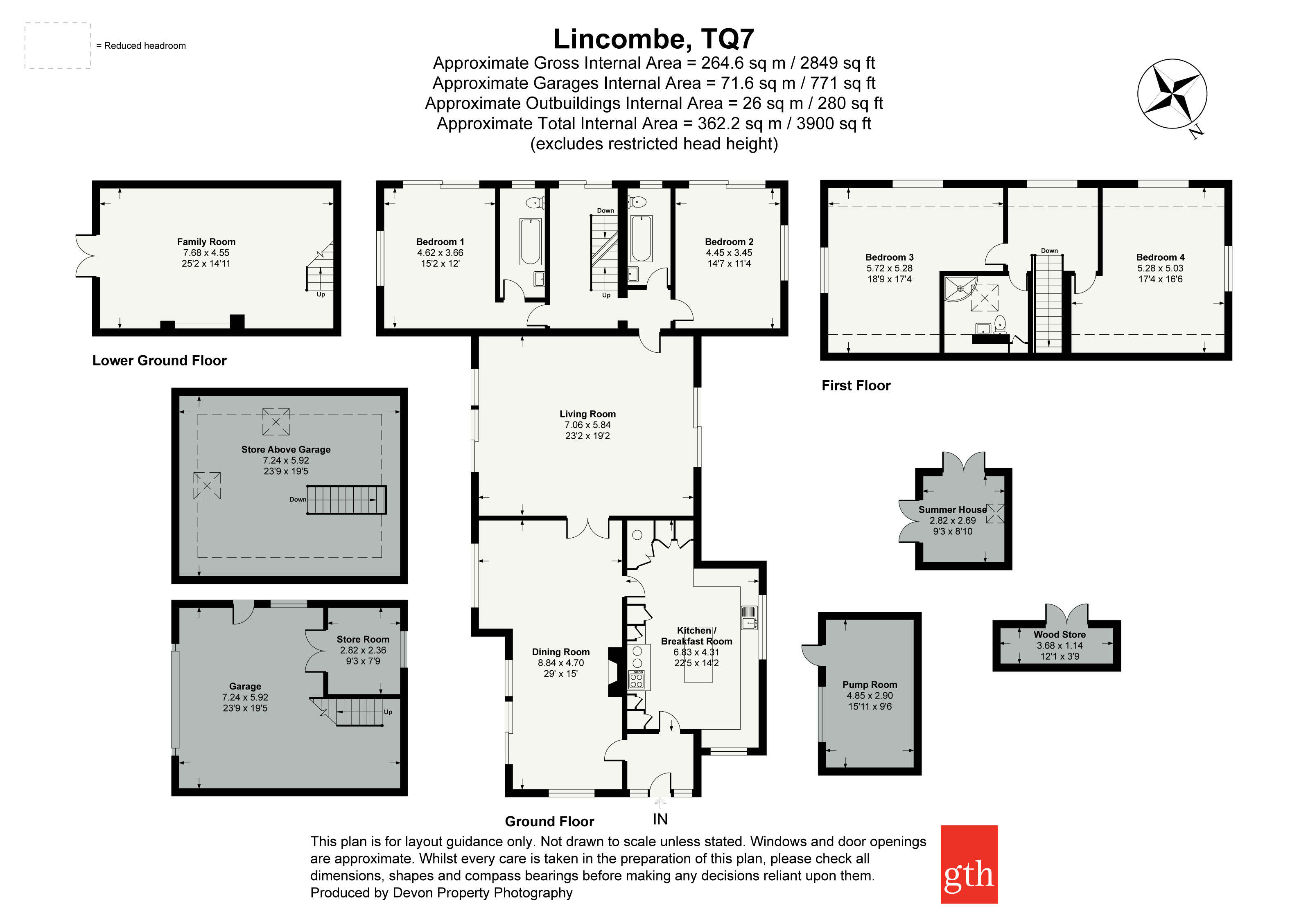 Lincombe,, Bigbury, Devon floorplan