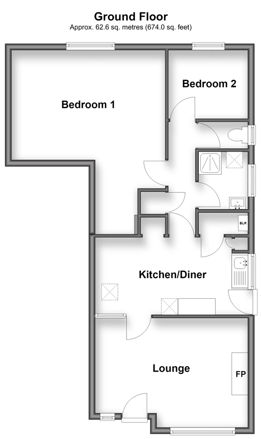 Dunes Road, Greatstone floorplan