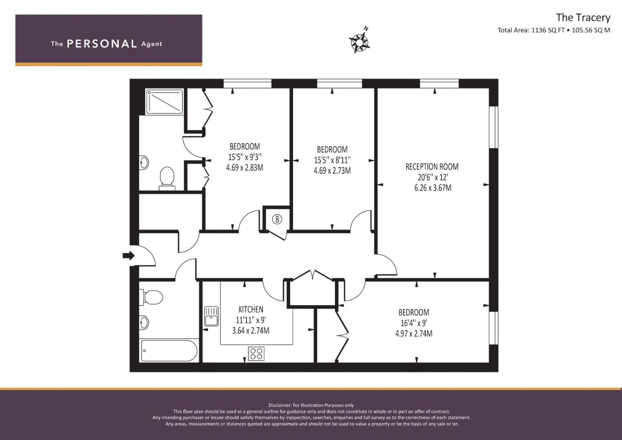 49 The Tracery, Banstead floorplan