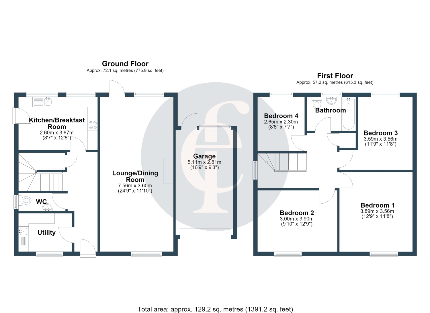 6, Mill Close Broom, Alcester floorplan