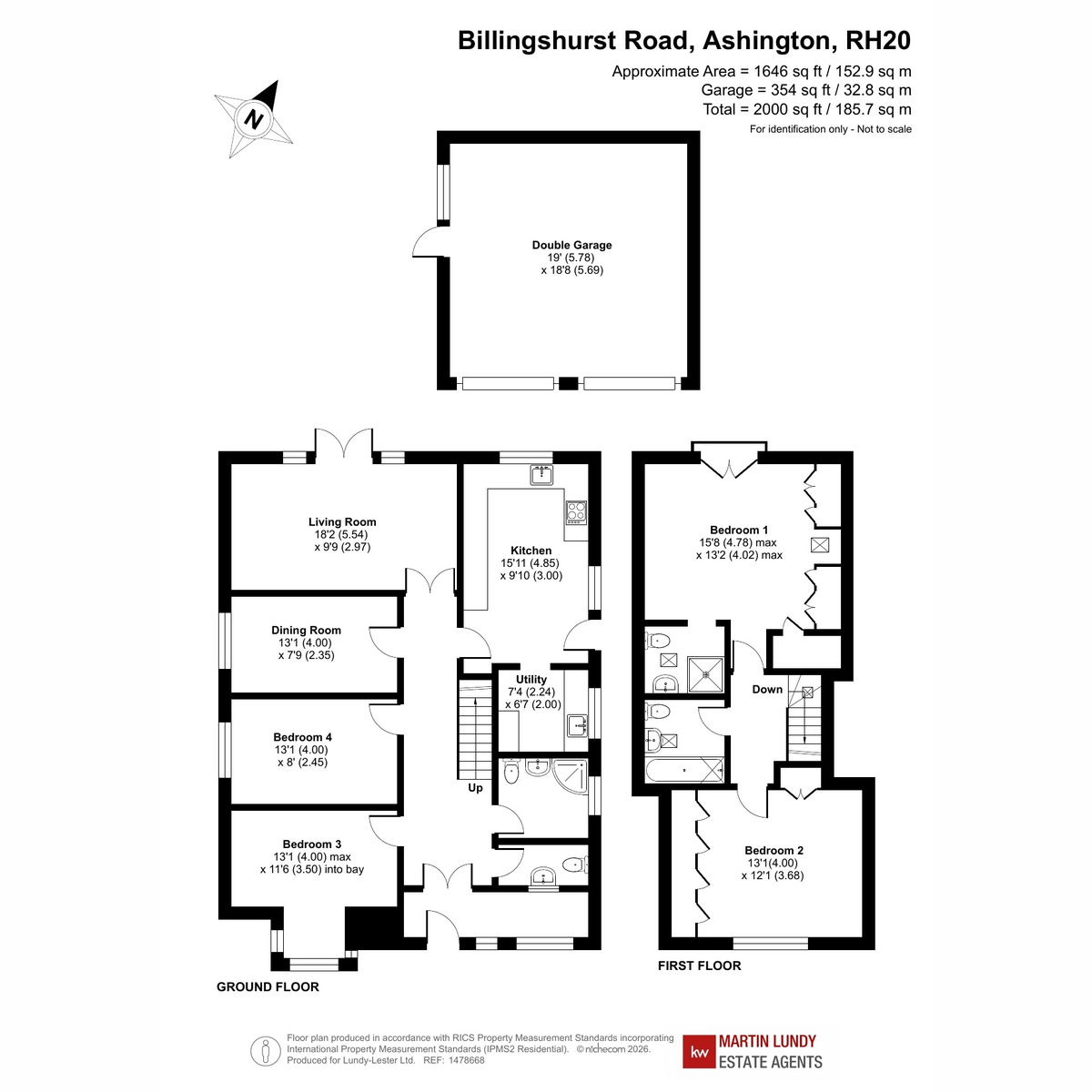 Amalinda, Billingshurst Road, Ashington floorplan