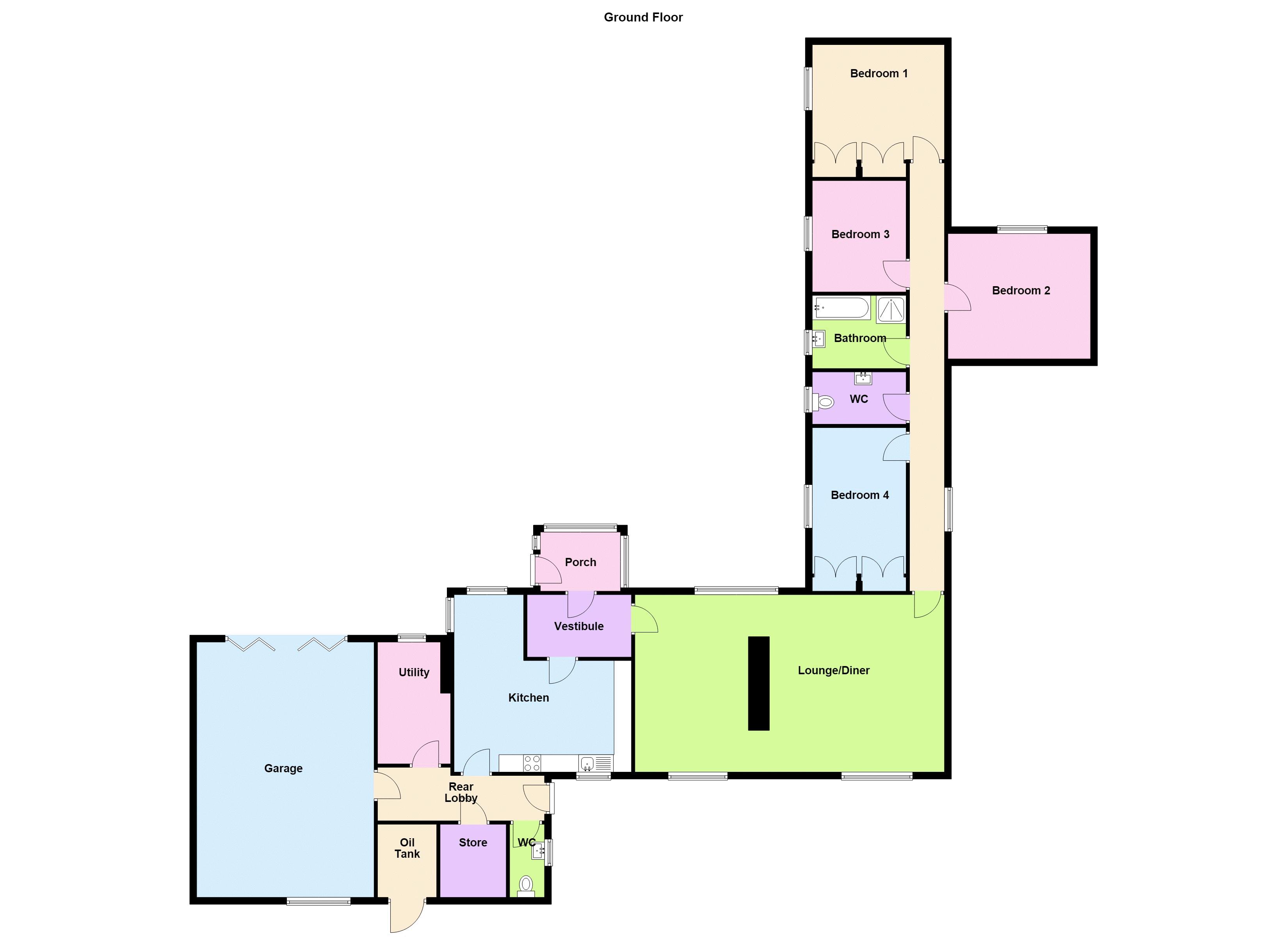 Longa, Longa, Dunnet floorplan