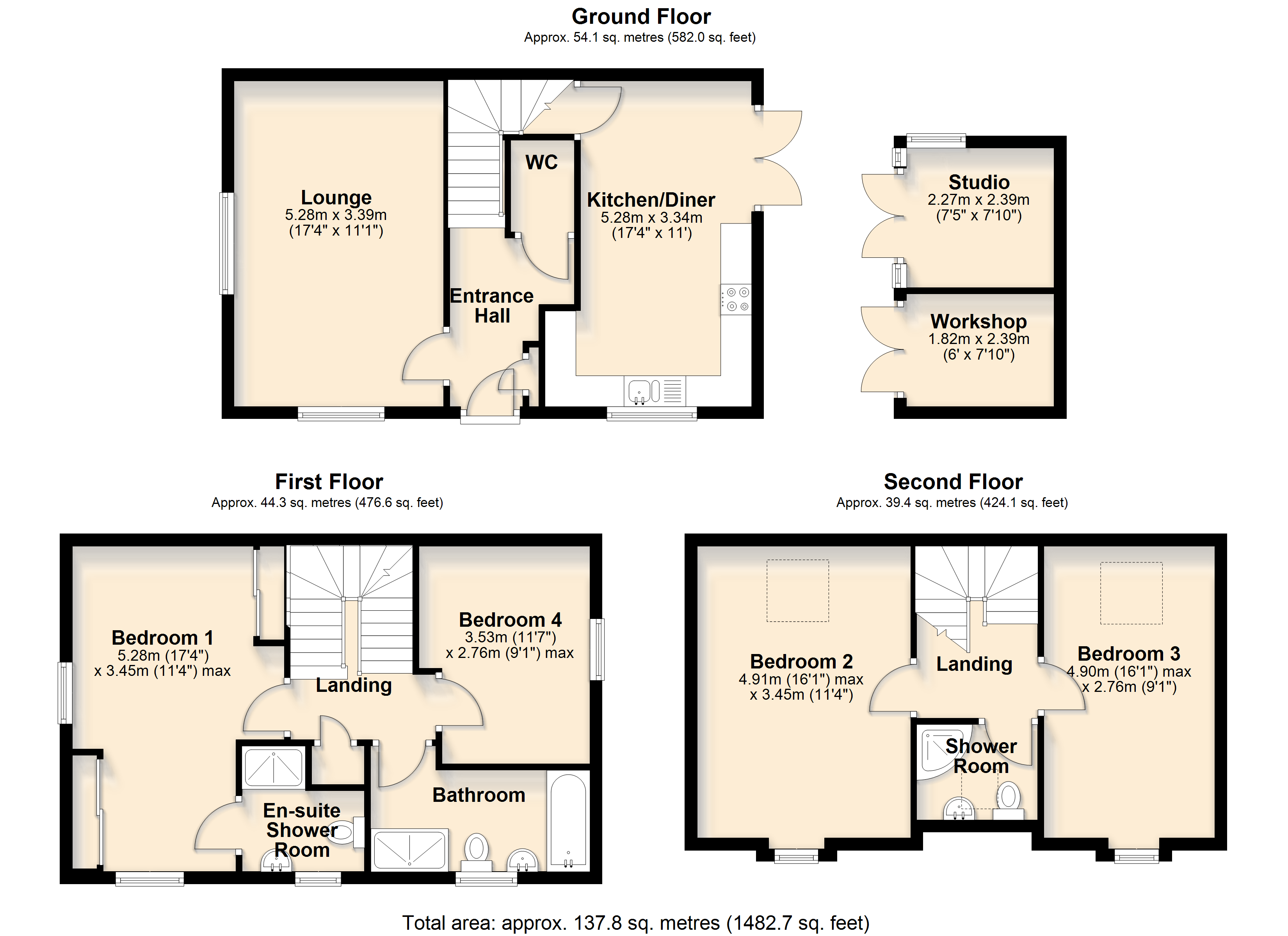 55, Hazel Lane, Ivybridge floorplan