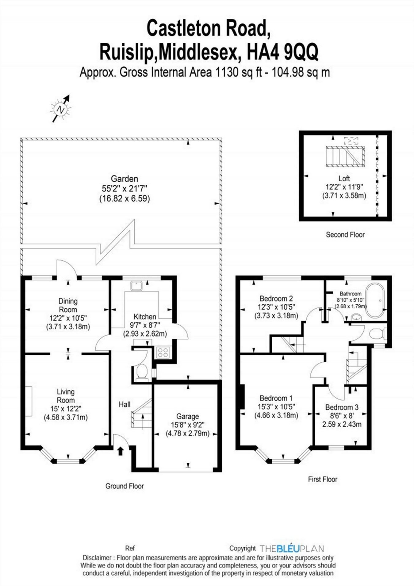 3 Bedrooms Semi-detached house for sale in Castleton Road, Ruislip, Middlesex HA4