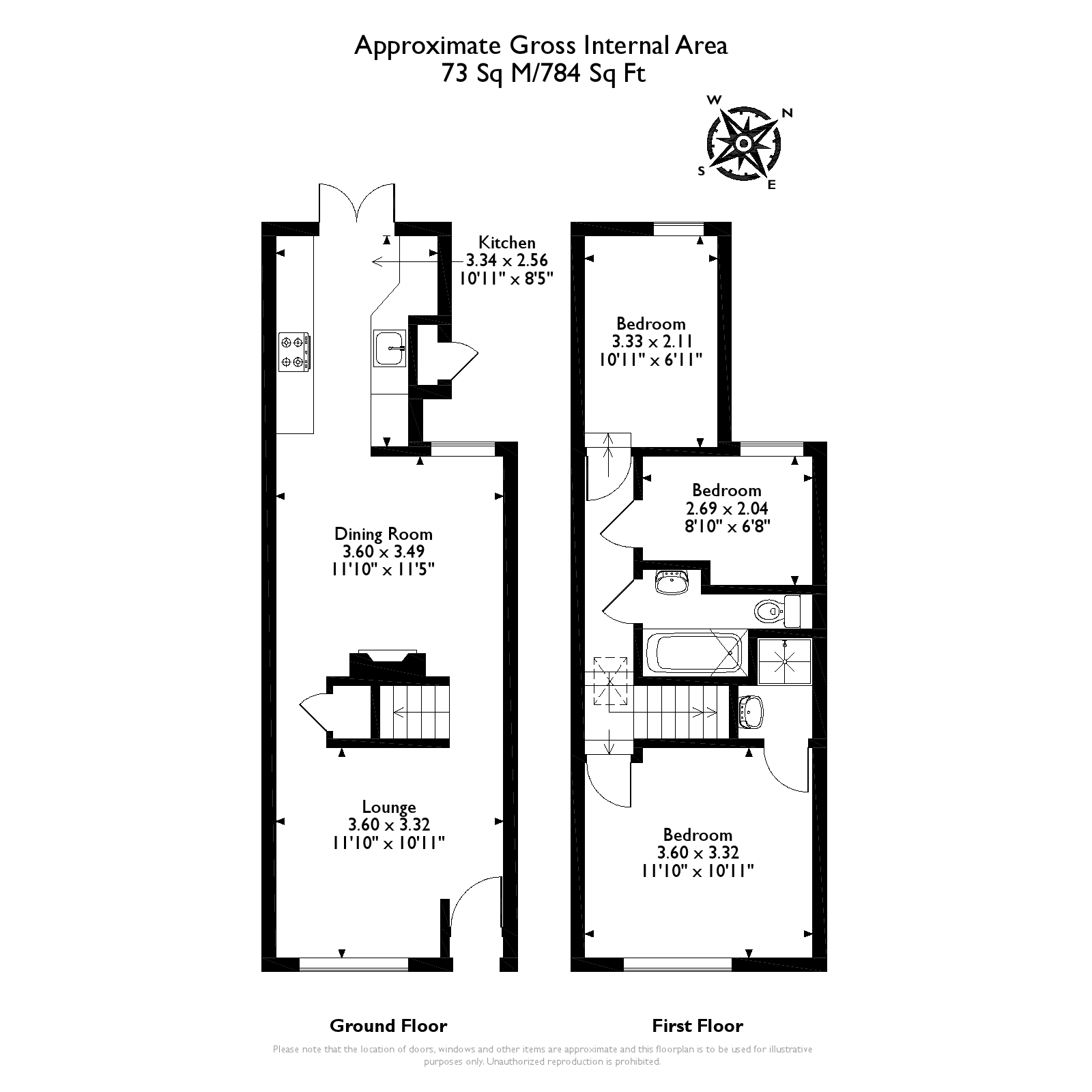 3 Bedrooms Terraced house for sale in Glencoe Road, Weybridge KT13