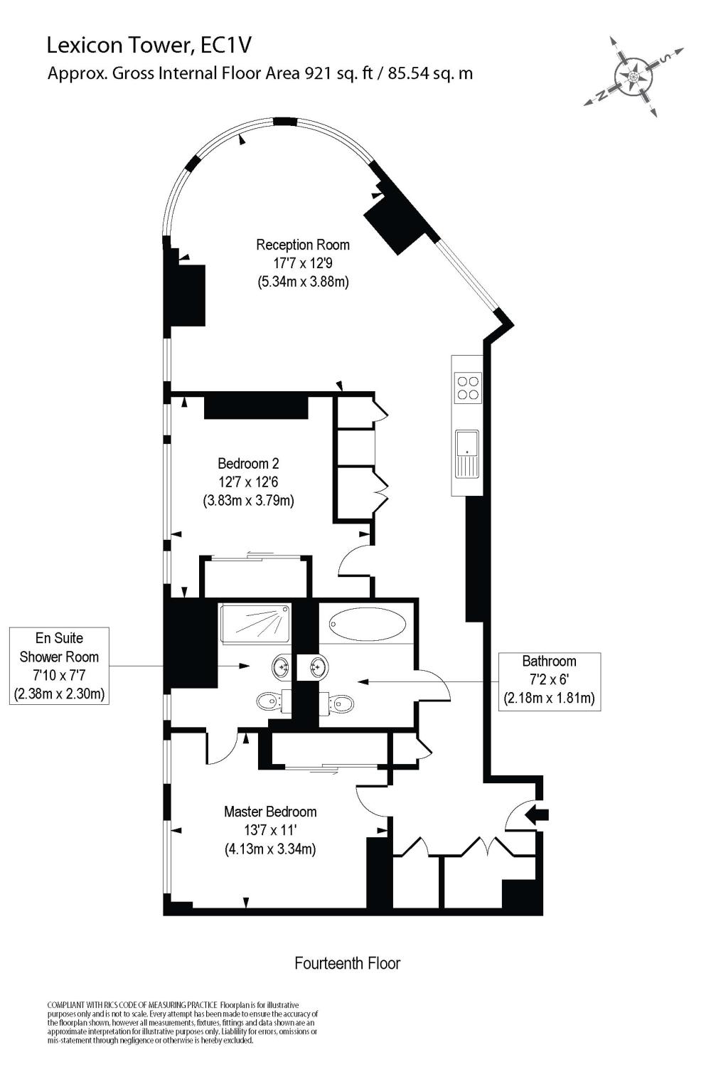 2 Bedrooms Flat to rent in Chronicle Tower, 261B City Road, London EC1V