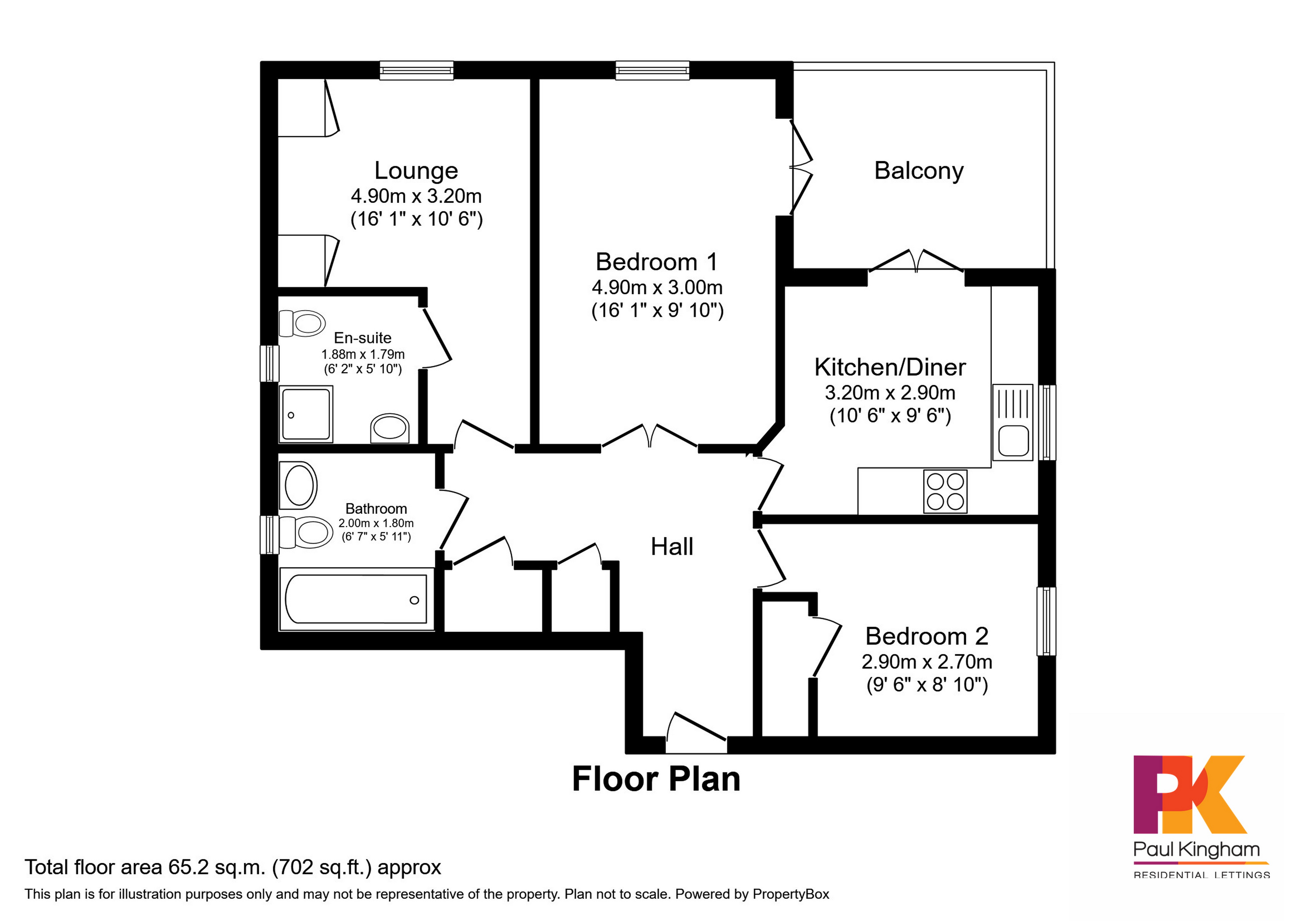Copperfields, High HP12, 2 bedroom flat to rent 64512922