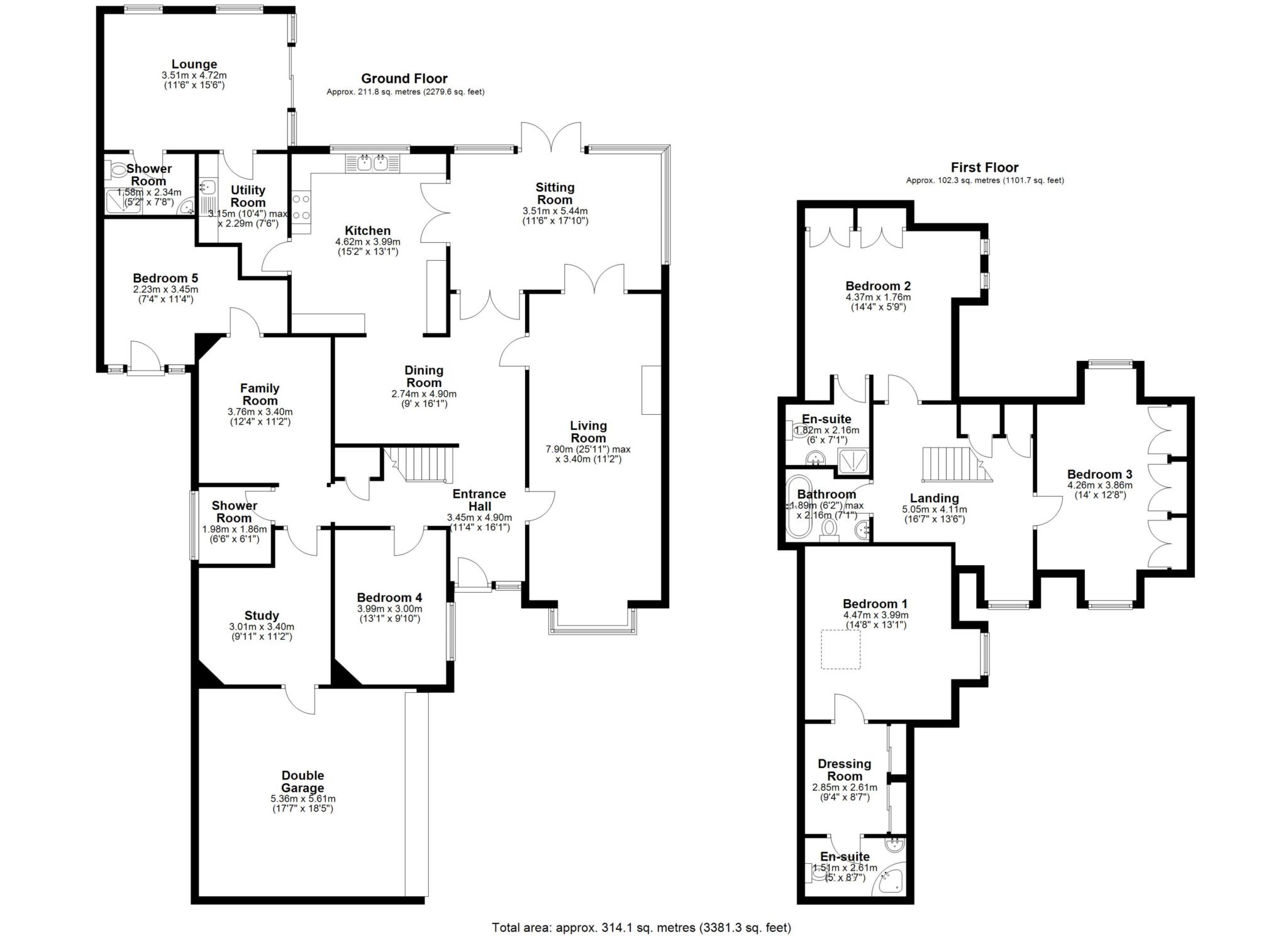 145, Upper Woodcote Road, Reading floorplan